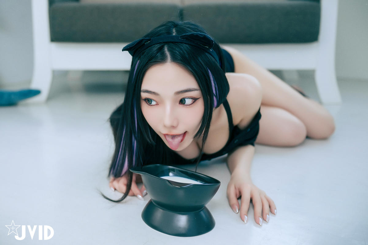 JVID NO.827 啾啾❤️用牛奶黑貓娘❤️[201P1V 907MB]_第10集