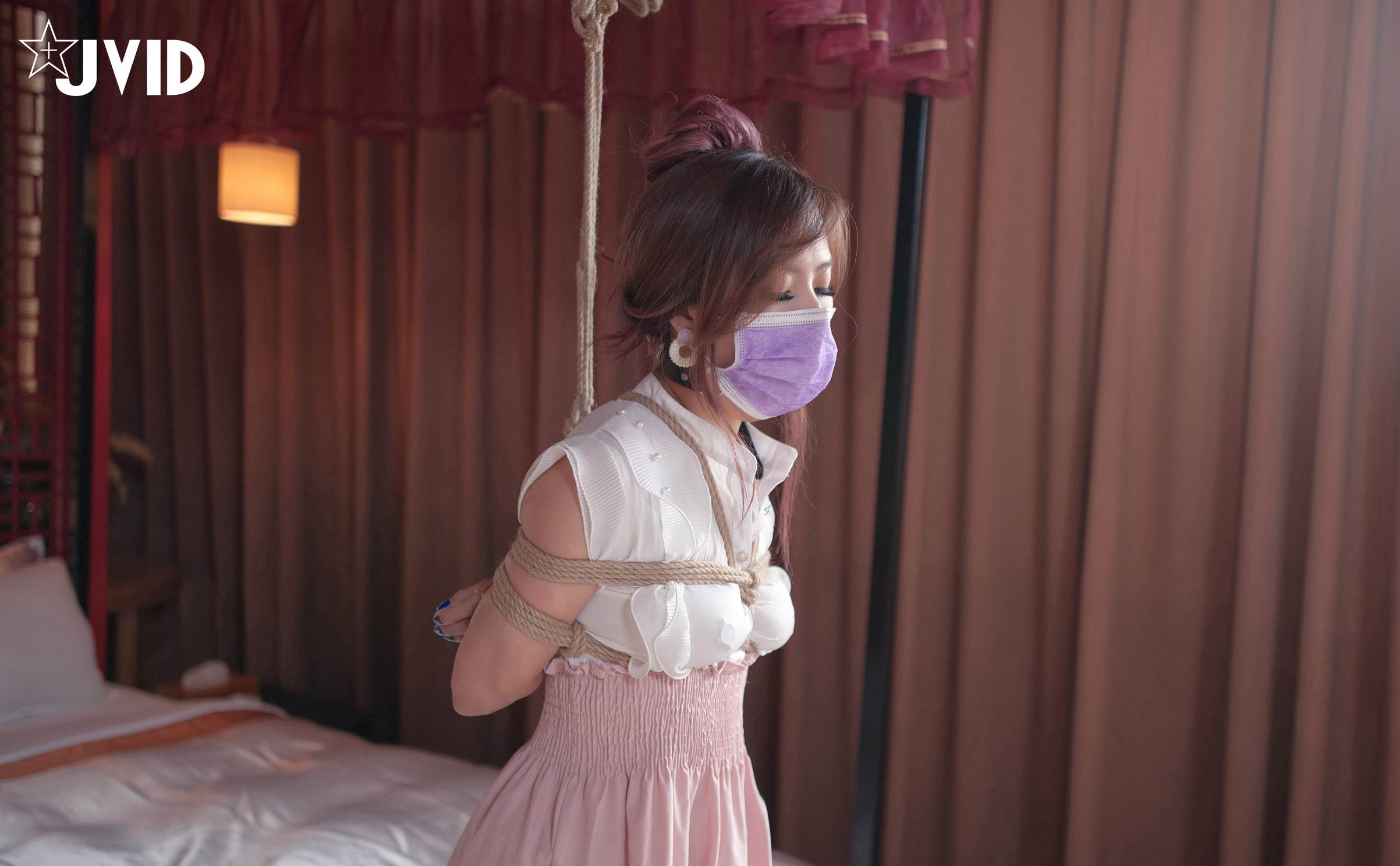 JVID - 最新绳缚大师高价作品【夏夏户外口球羞耻调教】88P1V_第1集