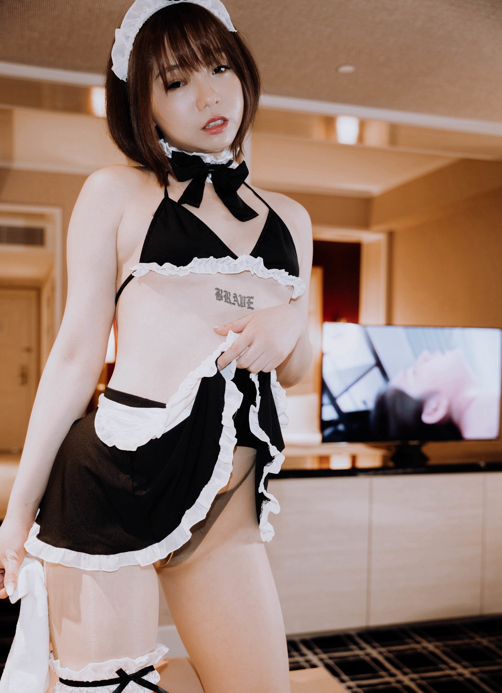 JVID 摄影大师岩仓日下最火女模作品【四点全开单点性玩物美尻钟点女仆玩具束缚性玩物丝袜淫穴爆表】216P1V_第8集