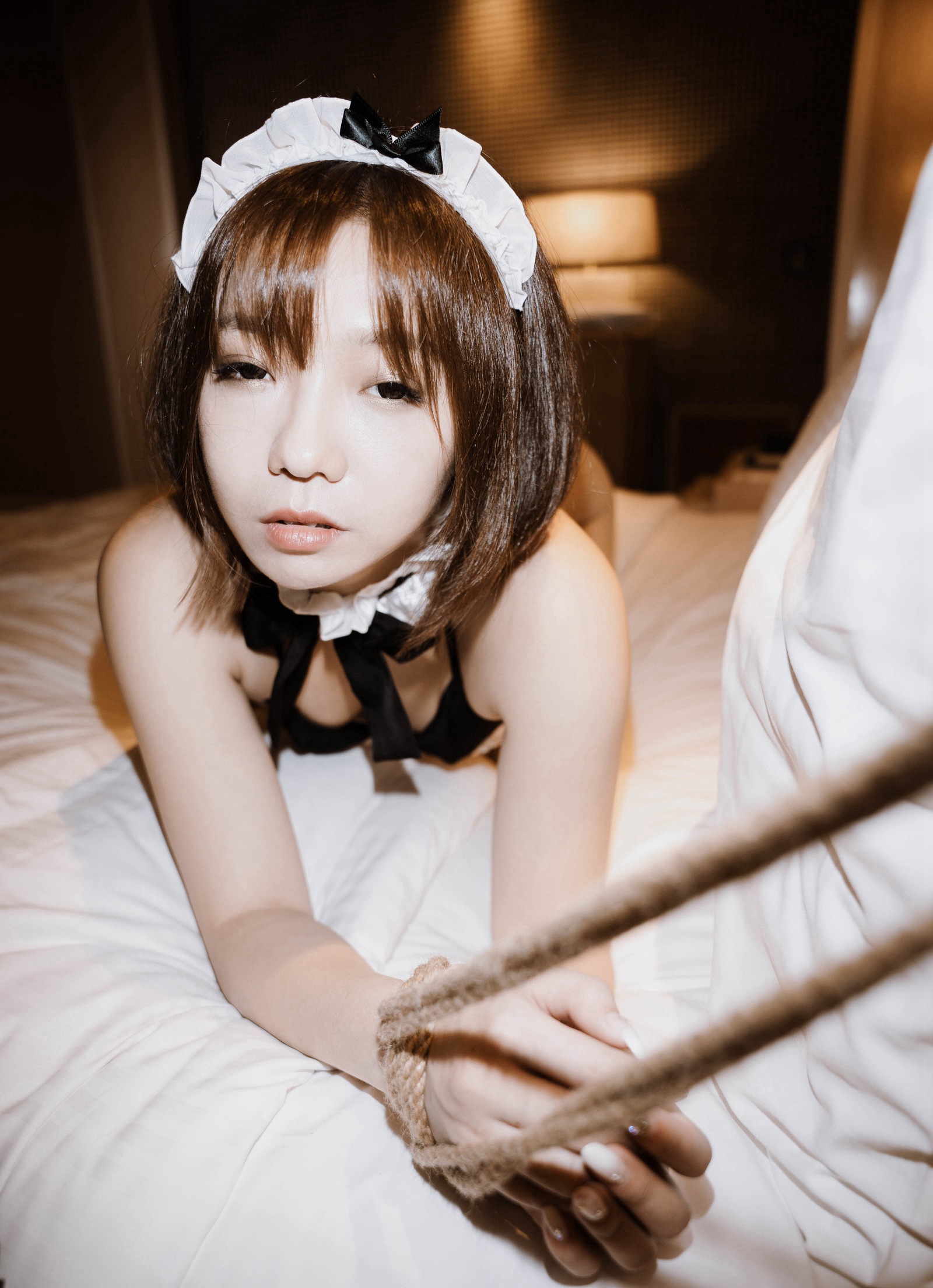 JVID 摄影大师岩仓日下最火女模作品【四点全开单点性玩物美尻钟点女仆玩具束缚性玩物丝袜淫穴爆表】216P1V_第9集