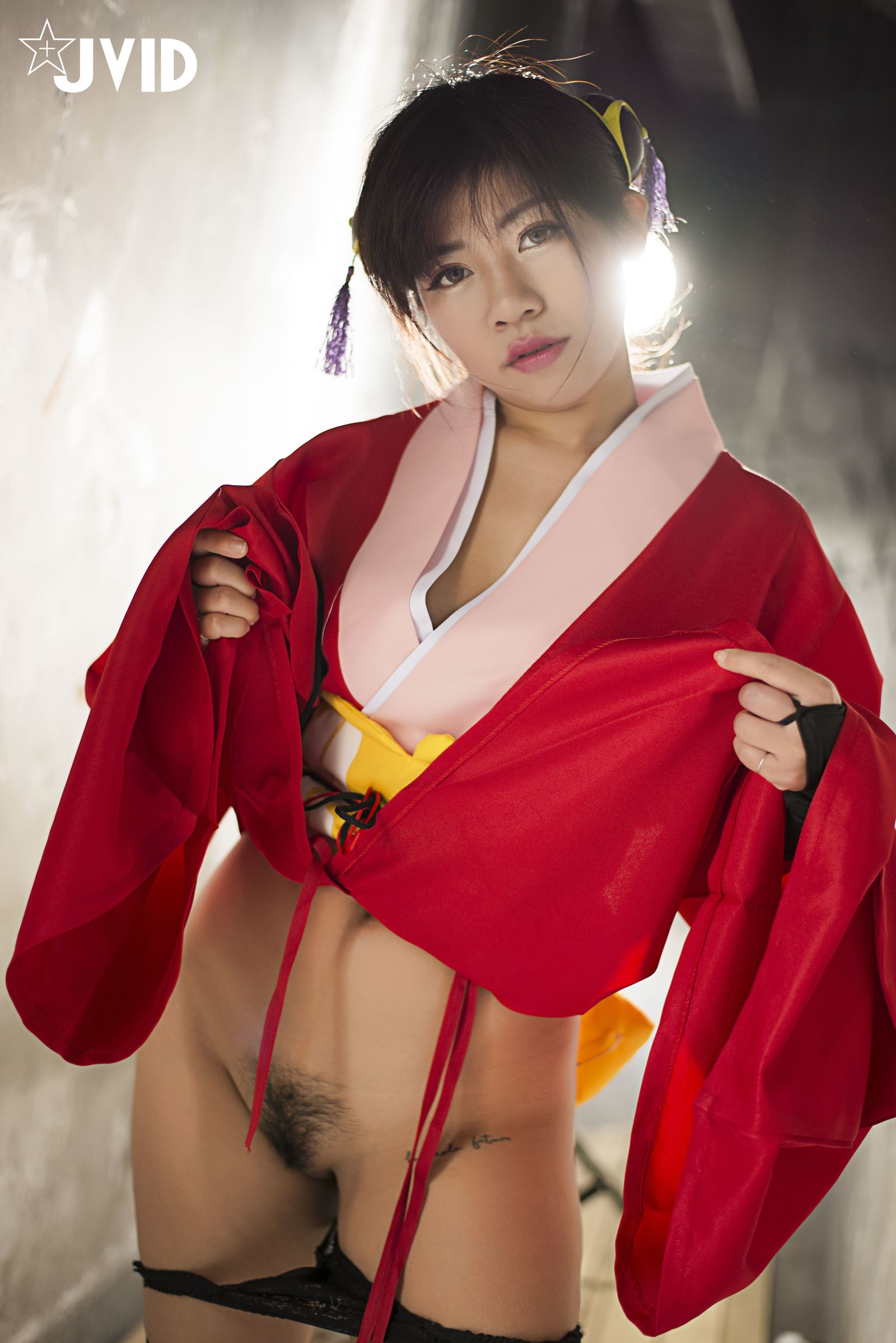 JVID - 稀缺绝版极品女神幻想崩坏『神乐』完美COS银魂全裸色诱魅惑高清私拍 187P1V_第1集