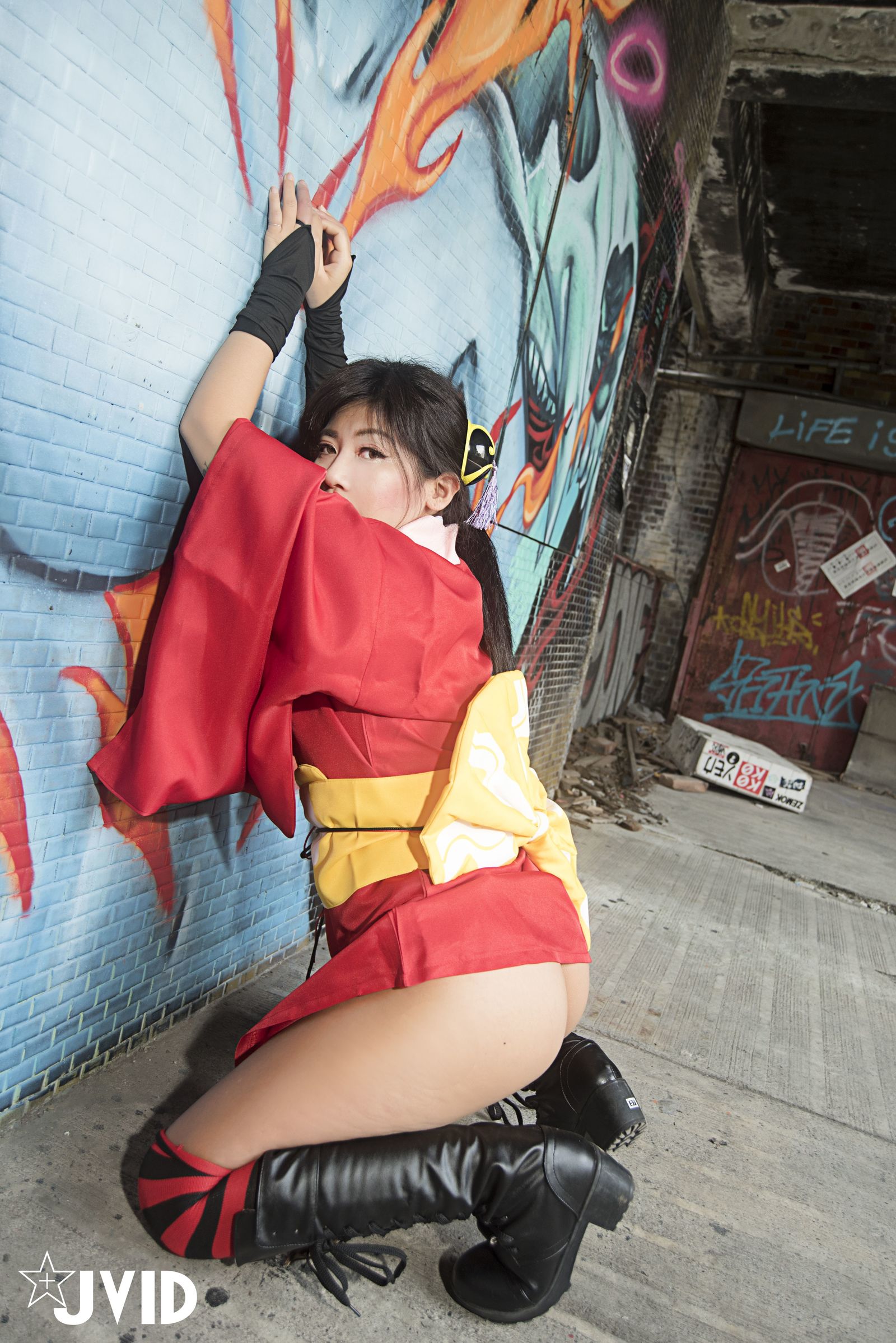JVID - 稀缺绝版极品女神幻想崩坏『神乐』完美COS银魂全裸色诱魅惑高清私拍 187P1V_第2集