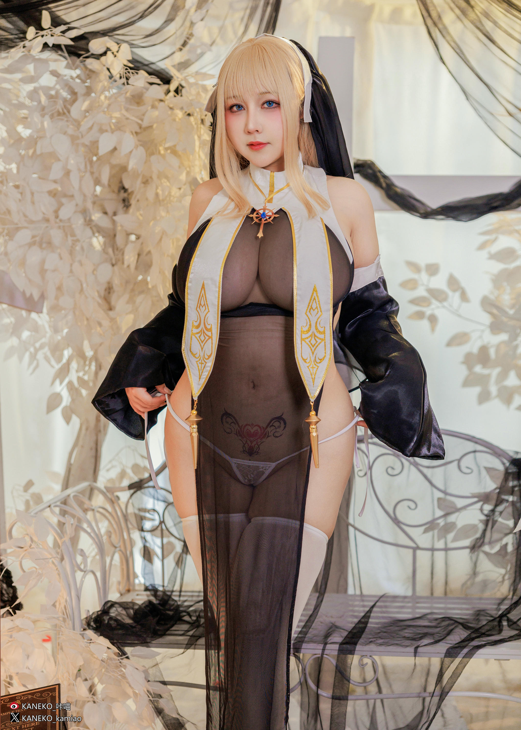 KANEKO_咔喵 NO.014 修女+明日奈 [241P13V-1.91G]-A本修女88p_第3集