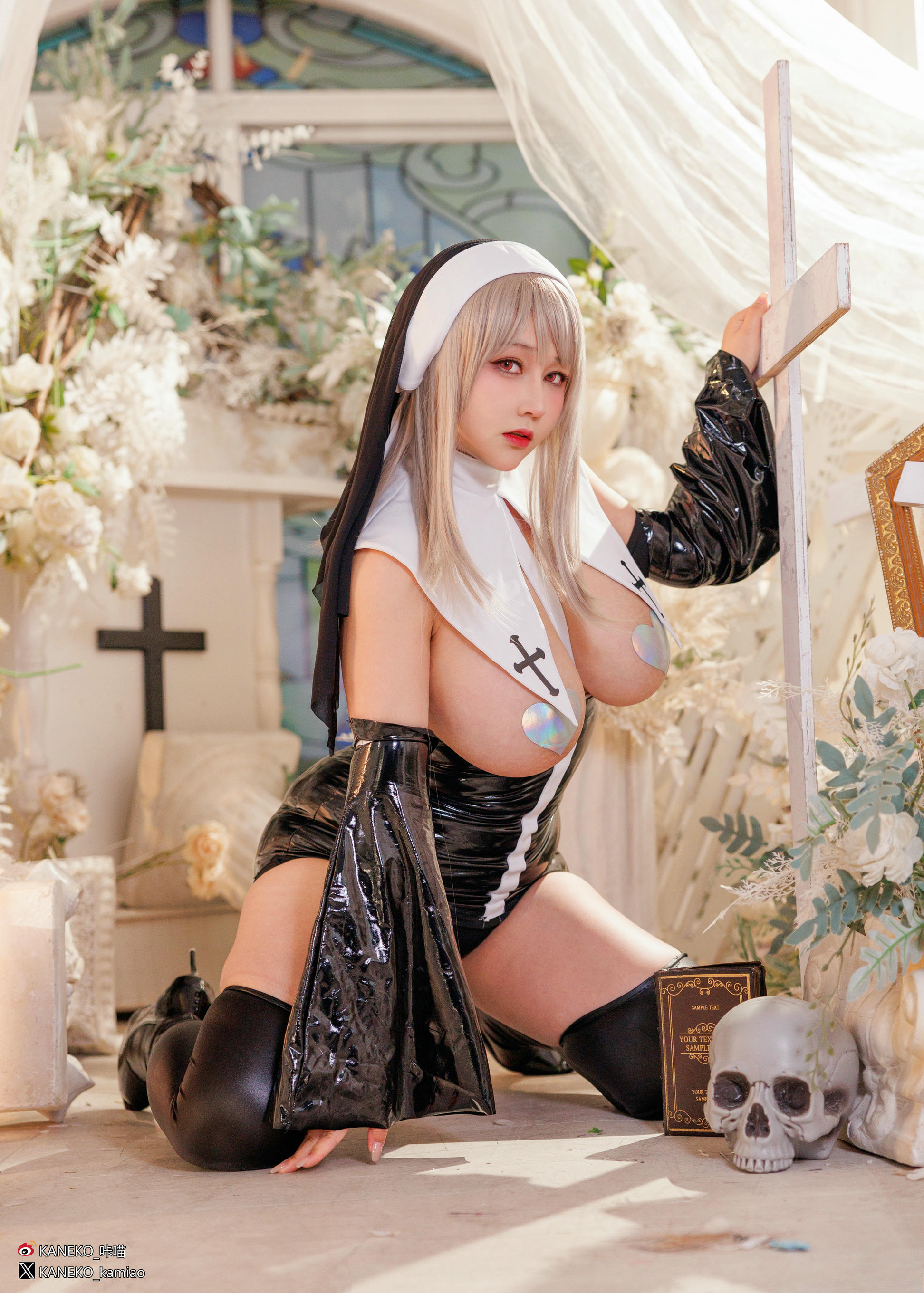 KANEKO_咔喵 NO.014 修女+明日奈 [241P13V-1.91G]-A本修女88p_第3集