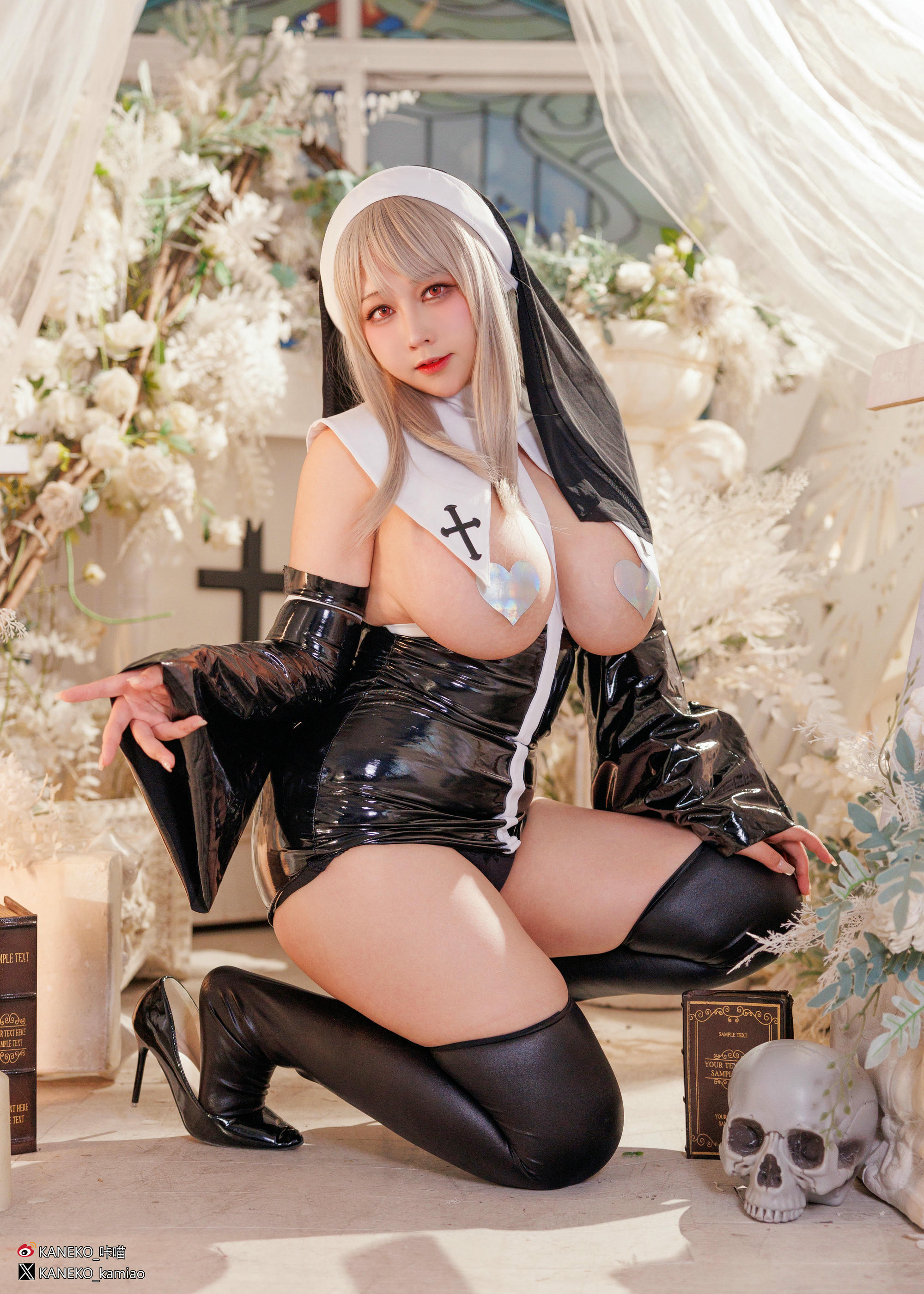 KANEKO_咔喵 NO.014 修女+明日奈 [241P13V-1.91G]-A本修女88p_第3集