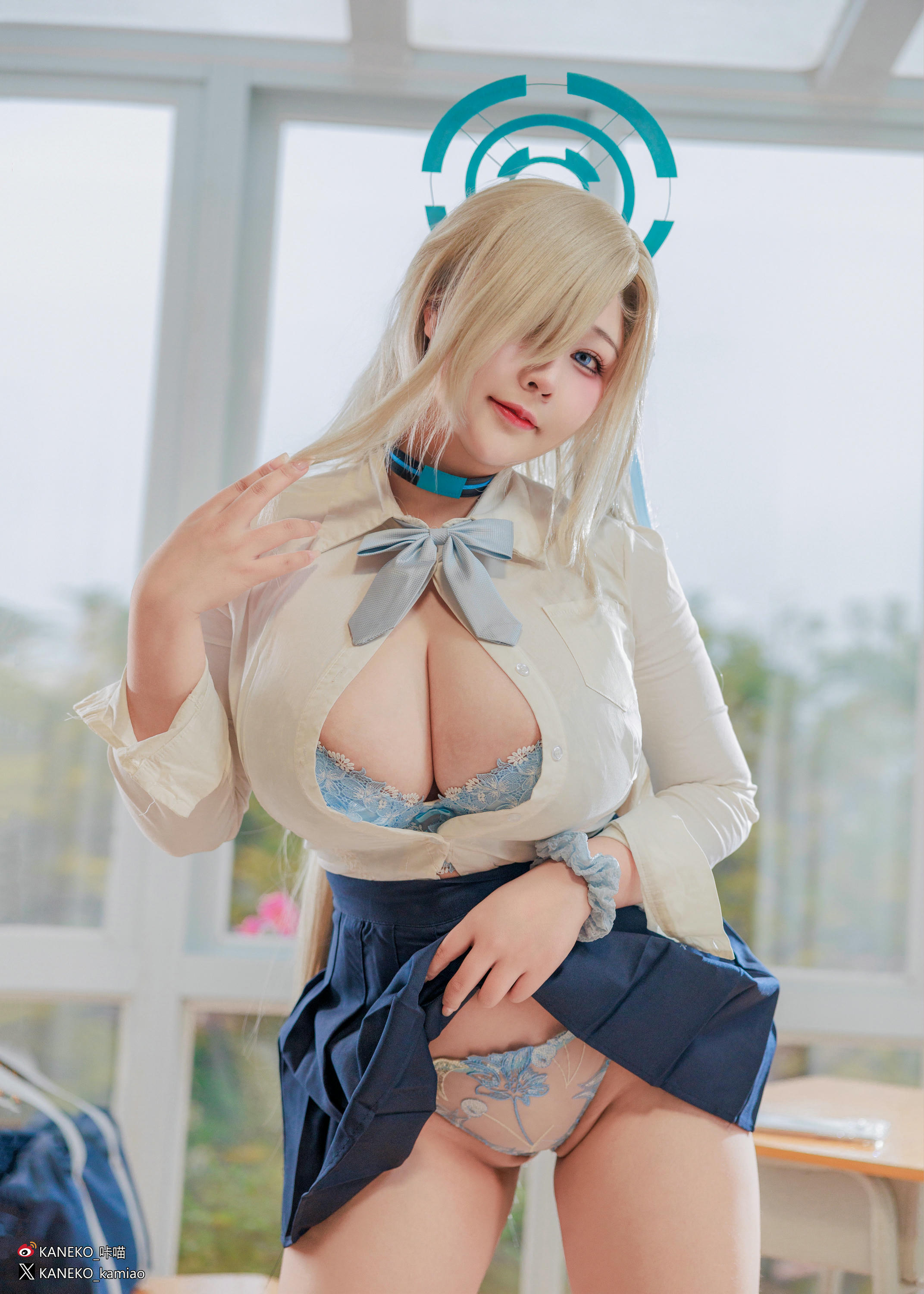 KANEKO_咔喵 NO.014 修女+明日奈 [241P13V-1.91G]-B本明日奈88p_第2集