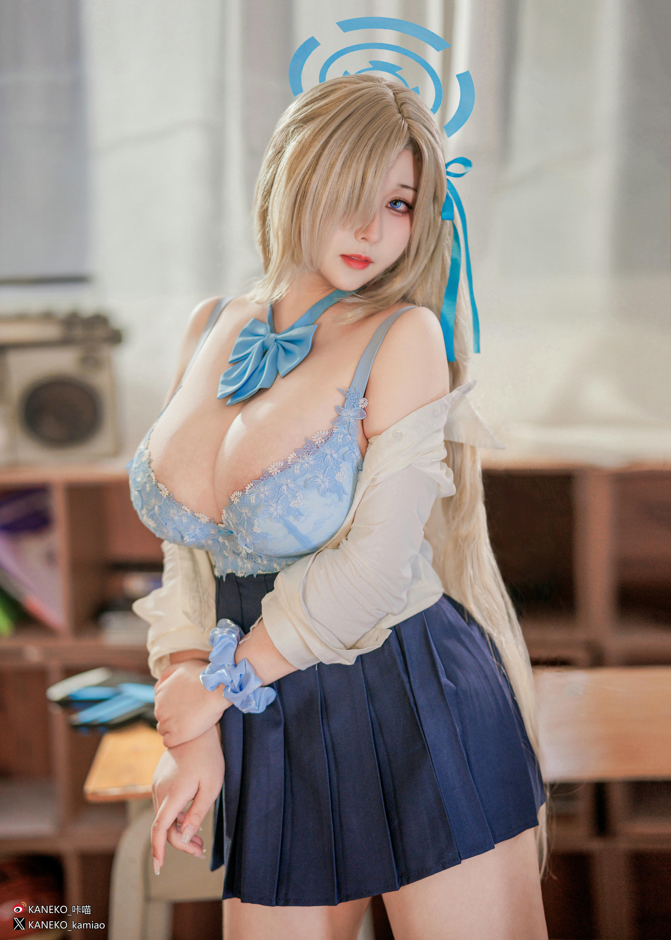KANEKO_咔喵 NO.014 修女+明日奈 [241P13V-1.91G]-B本明日奈88p_第2集