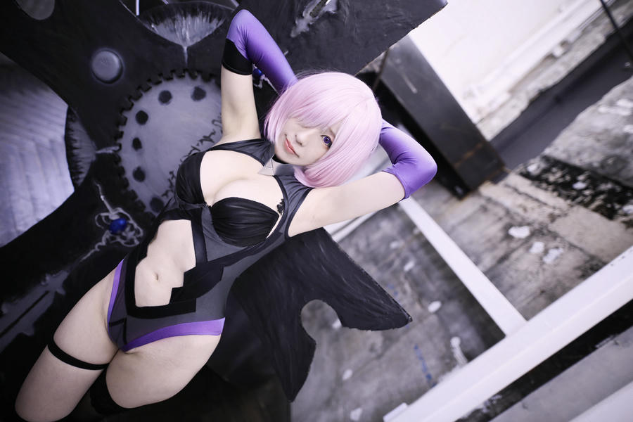 林檎蜜纪Cosplayer-HERESYNO.05 エッチなマシュの人２ [164P1V-2_1.25GB]_第9集