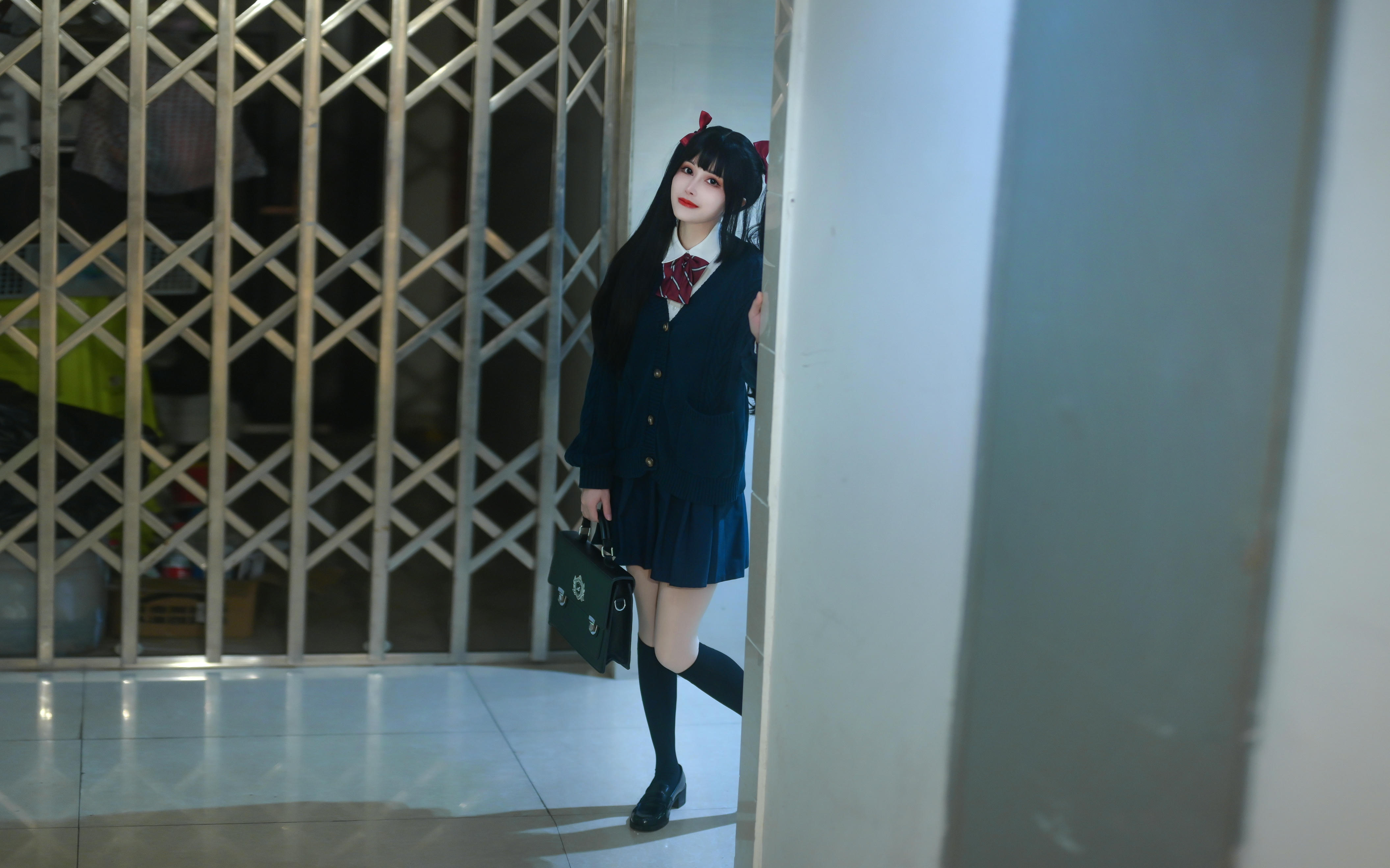 鹿八岁 NO.010 少女的悸动XJK双马尾 [120P1V 2.88GB]_第2集