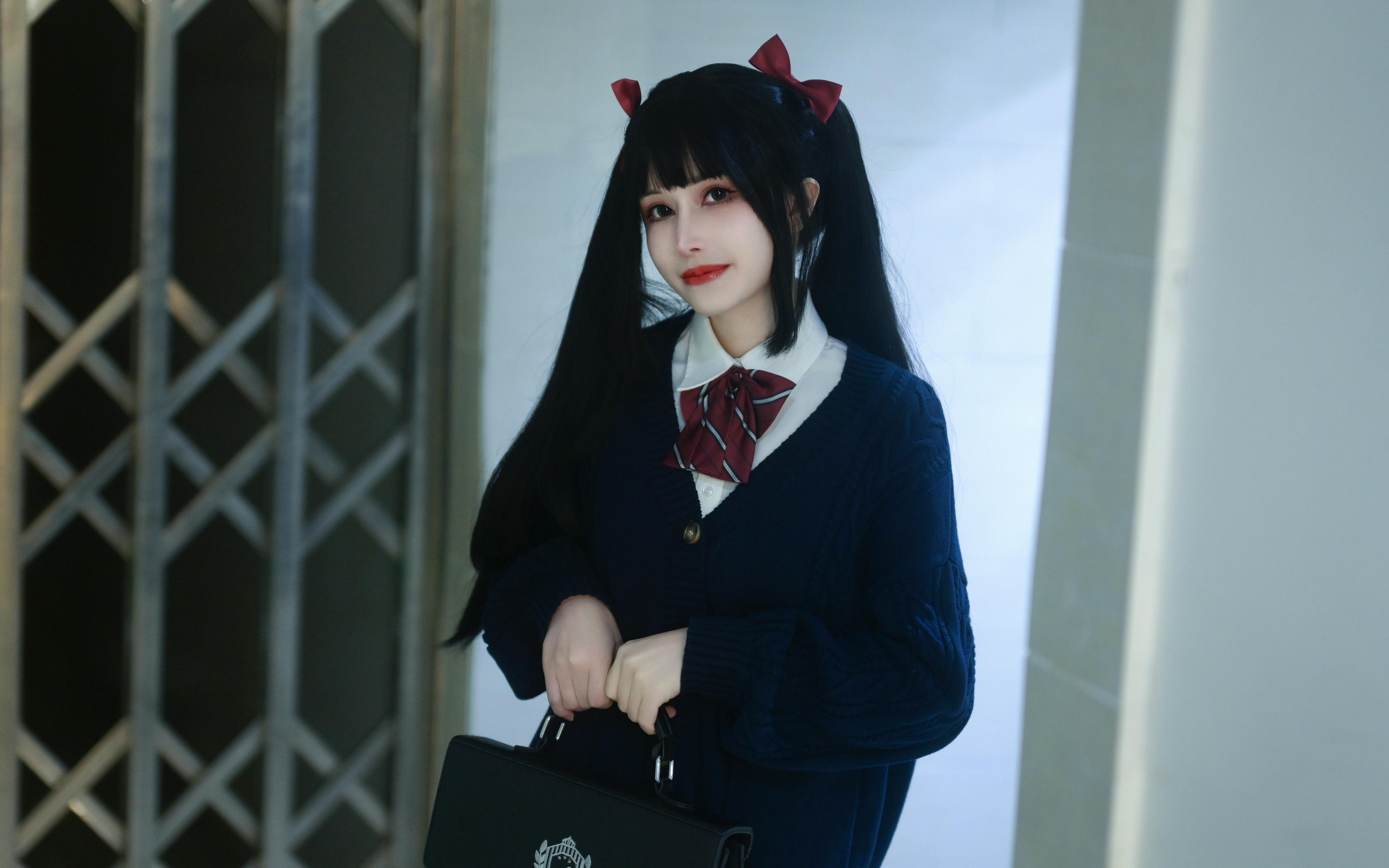 鹿八岁 NO.010 少女的悸动XJK双马尾 [120P1V 2.88GB]_第2集
