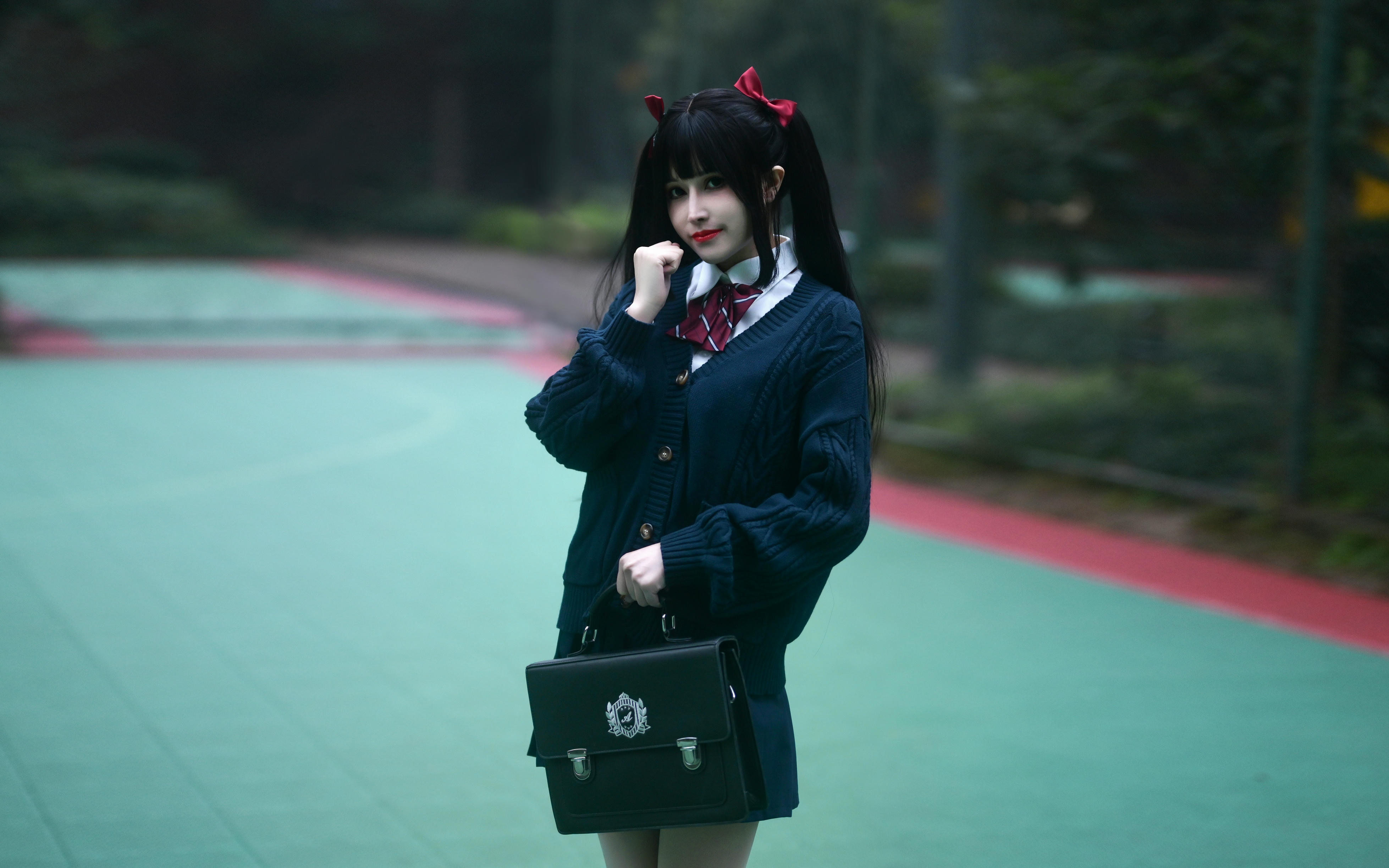 鹿八岁 NO.010 少女的悸动XJK双马尾 [120P1V 2.88GB]_第1集