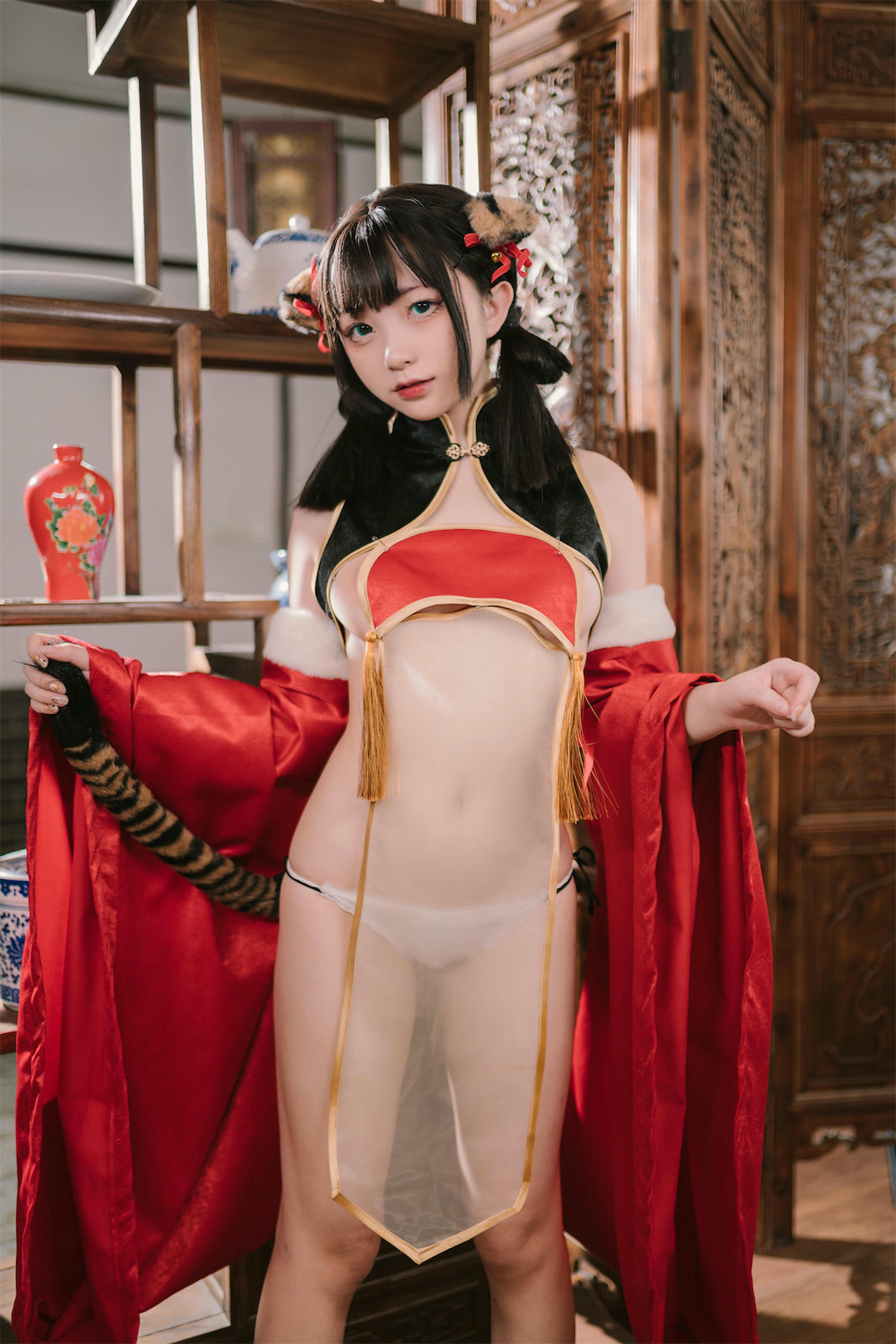 花铃Hana NO.001 虎团团 [84P-768MB]_第2集