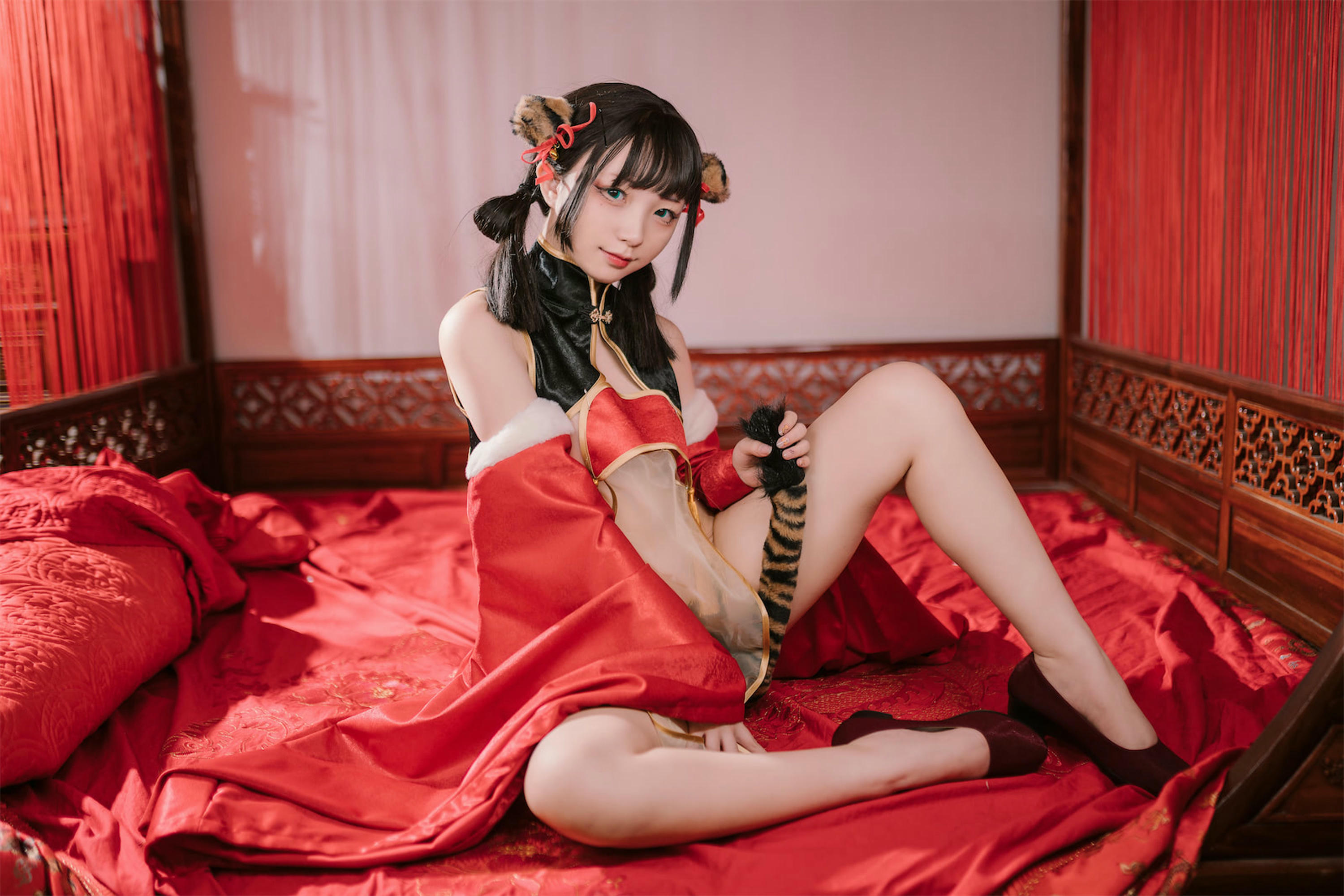 花铃Hana NO.001 虎团团 [84P-768MB]_第2集