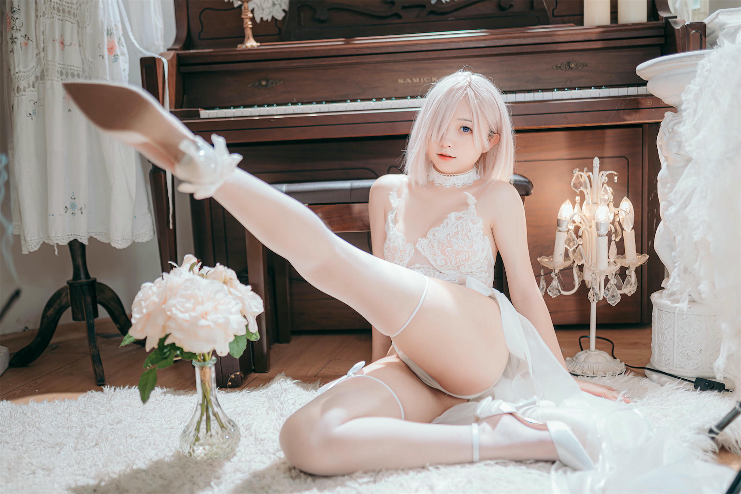 花铃Hana NO.015 玛修婚纱 [63P 529MB]_第2集