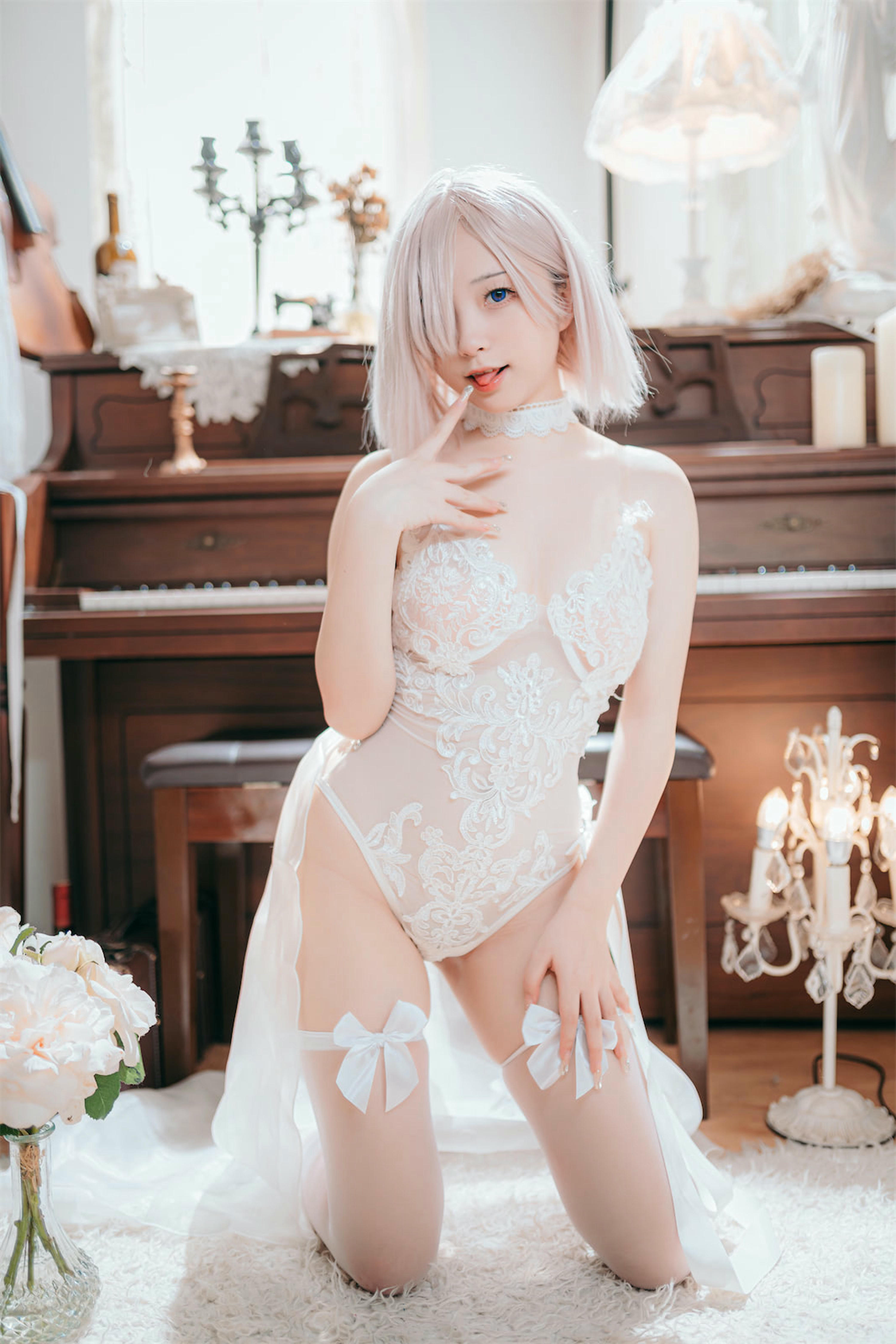 花铃Hana NO.015 玛修婚纱 [63P 529MB]_第3集
