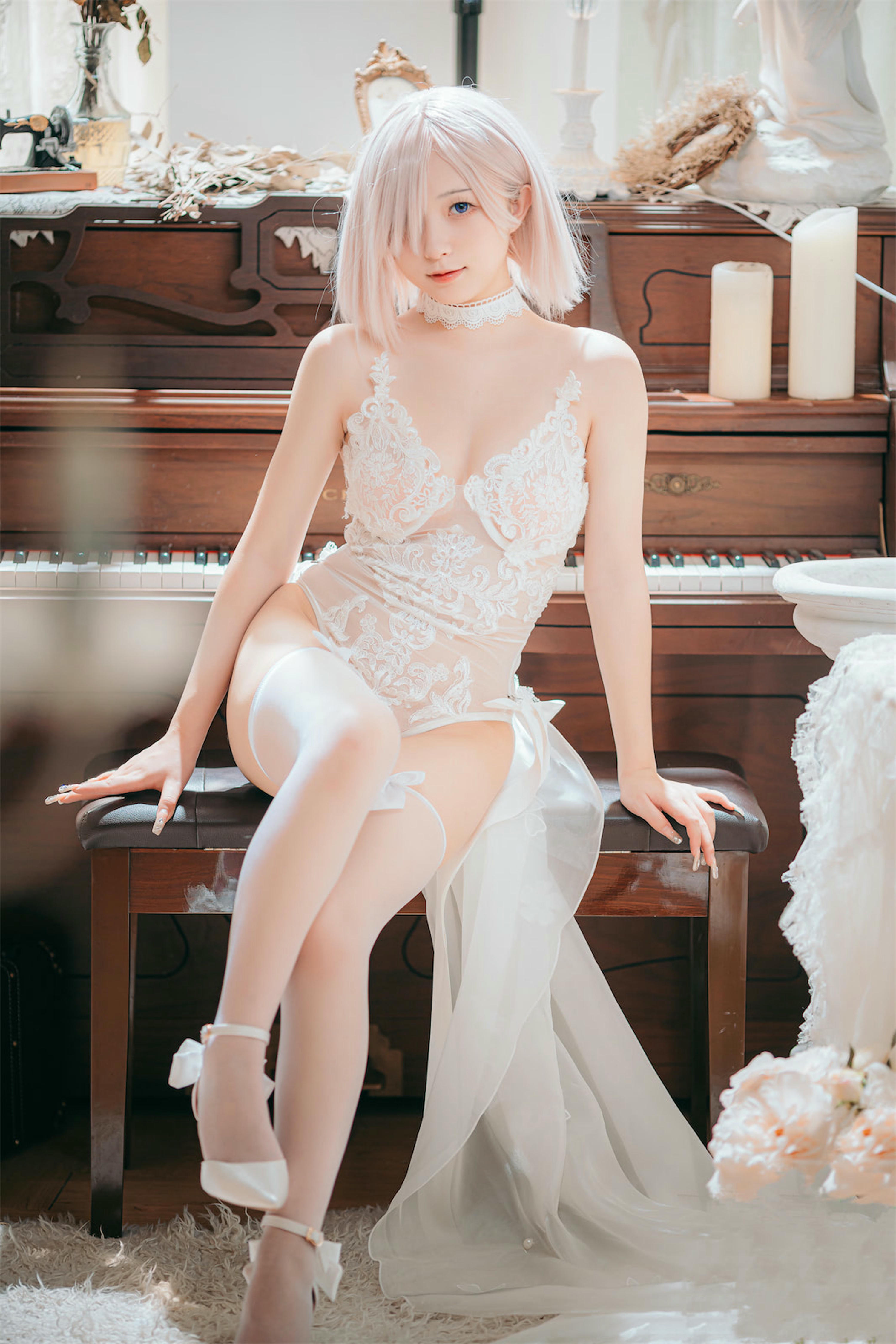 花铃Hana NO.015 玛修婚纱 [63P 529MB]_第3集