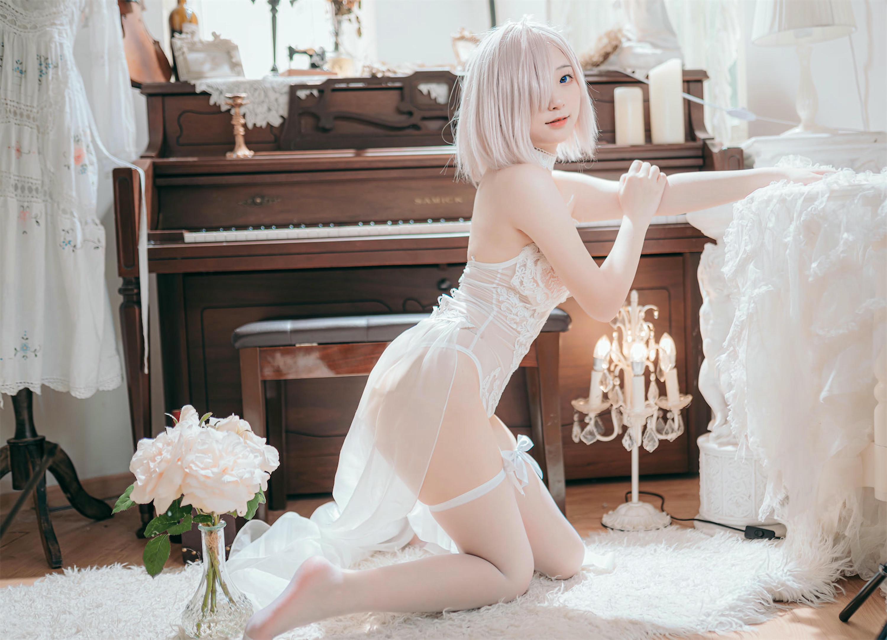 花铃Hana NO.015 玛修婚纱 [63P 529MB]_第3集
