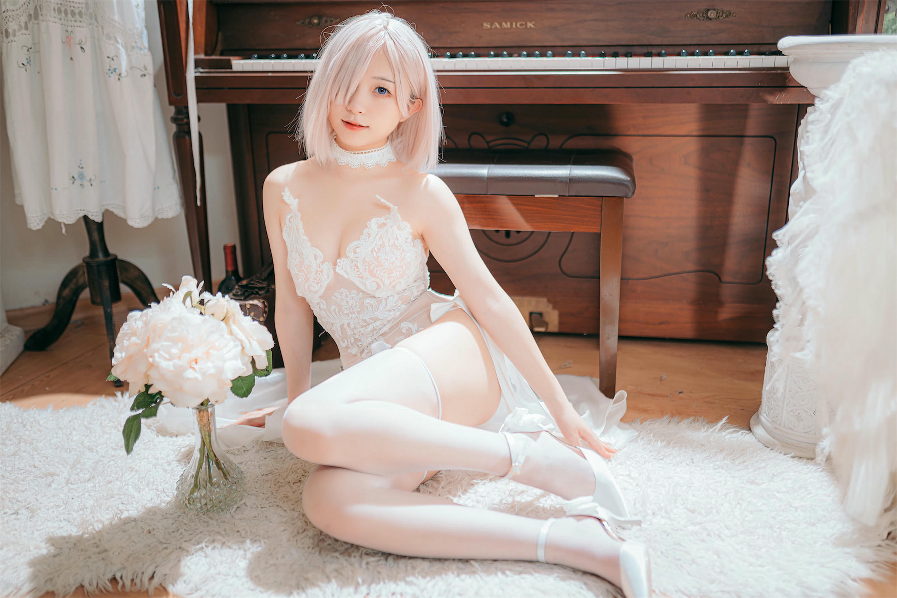 花铃Hana NO.015 玛修婚纱 [63P 529MB]_第4集