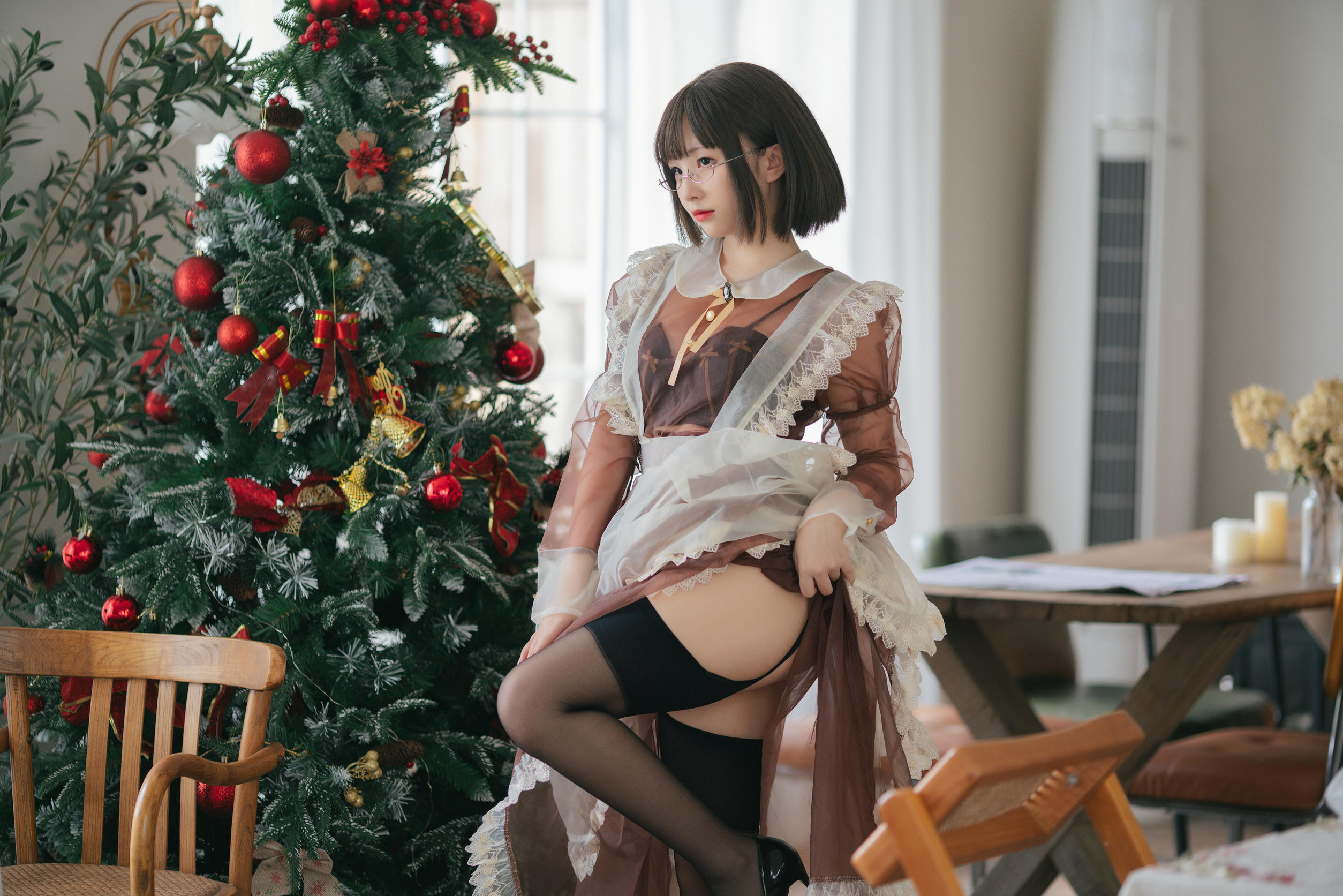花铃Hana NO.018 透明女仆 [89P 1GB]_第2集