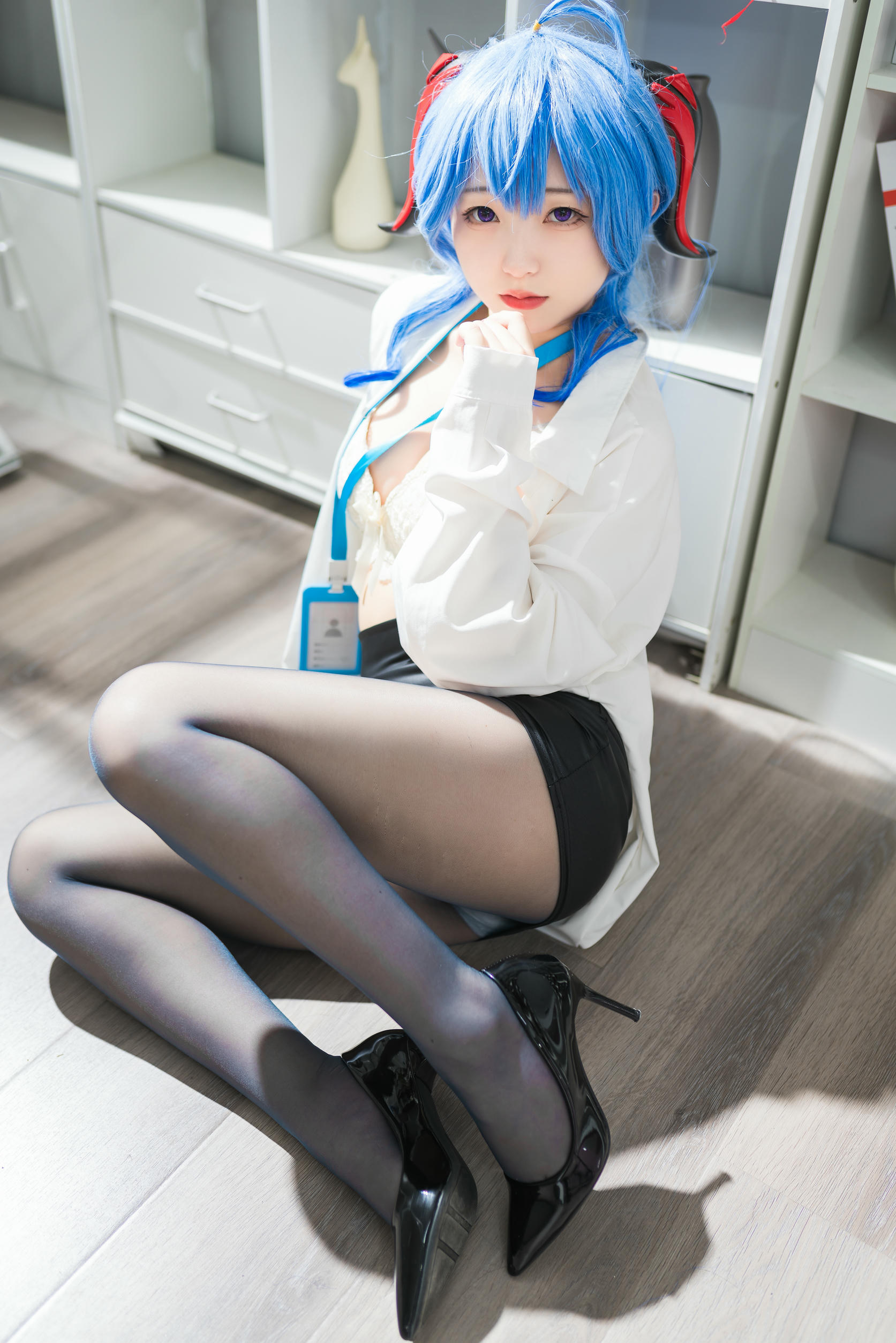 花铃Hana NO.020 甘雨秘书ol [94P-671MB]_第4集