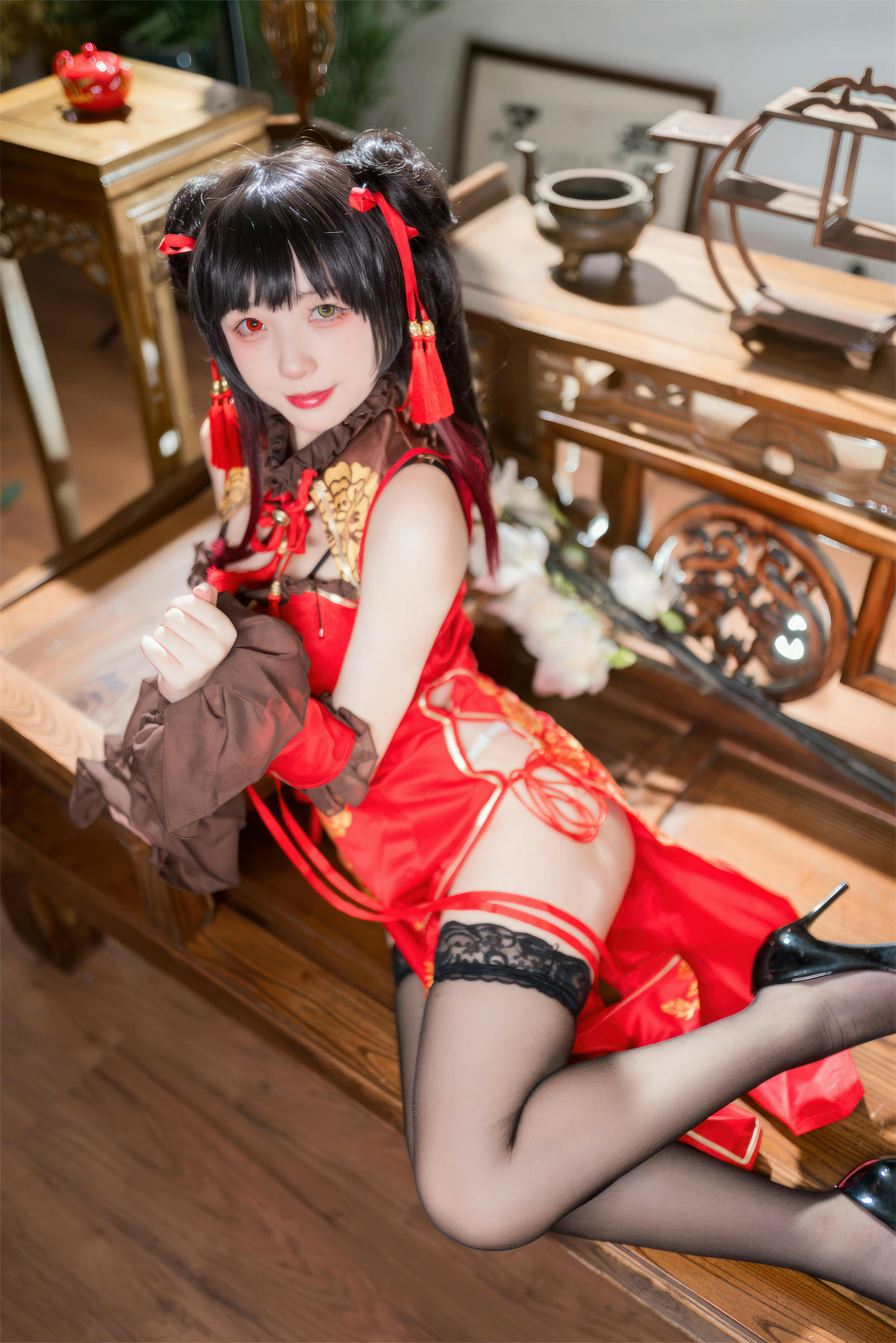 花铃Hana NO.037 时崎狂三旗袍[66P-521.2M]_第3集
