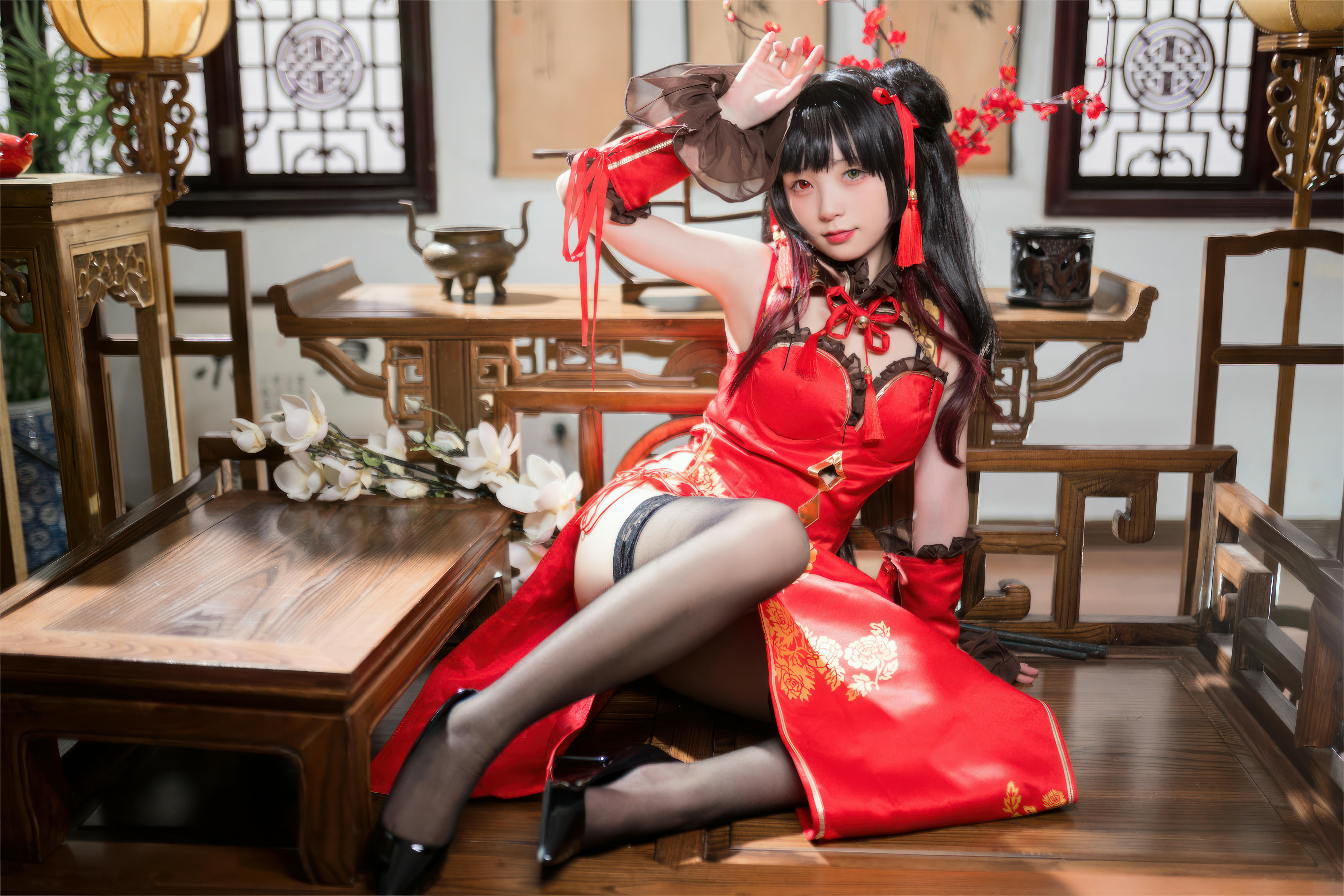 花铃Hana NO.037 时崎狂三旗袍[66P-521.2M]_第3集