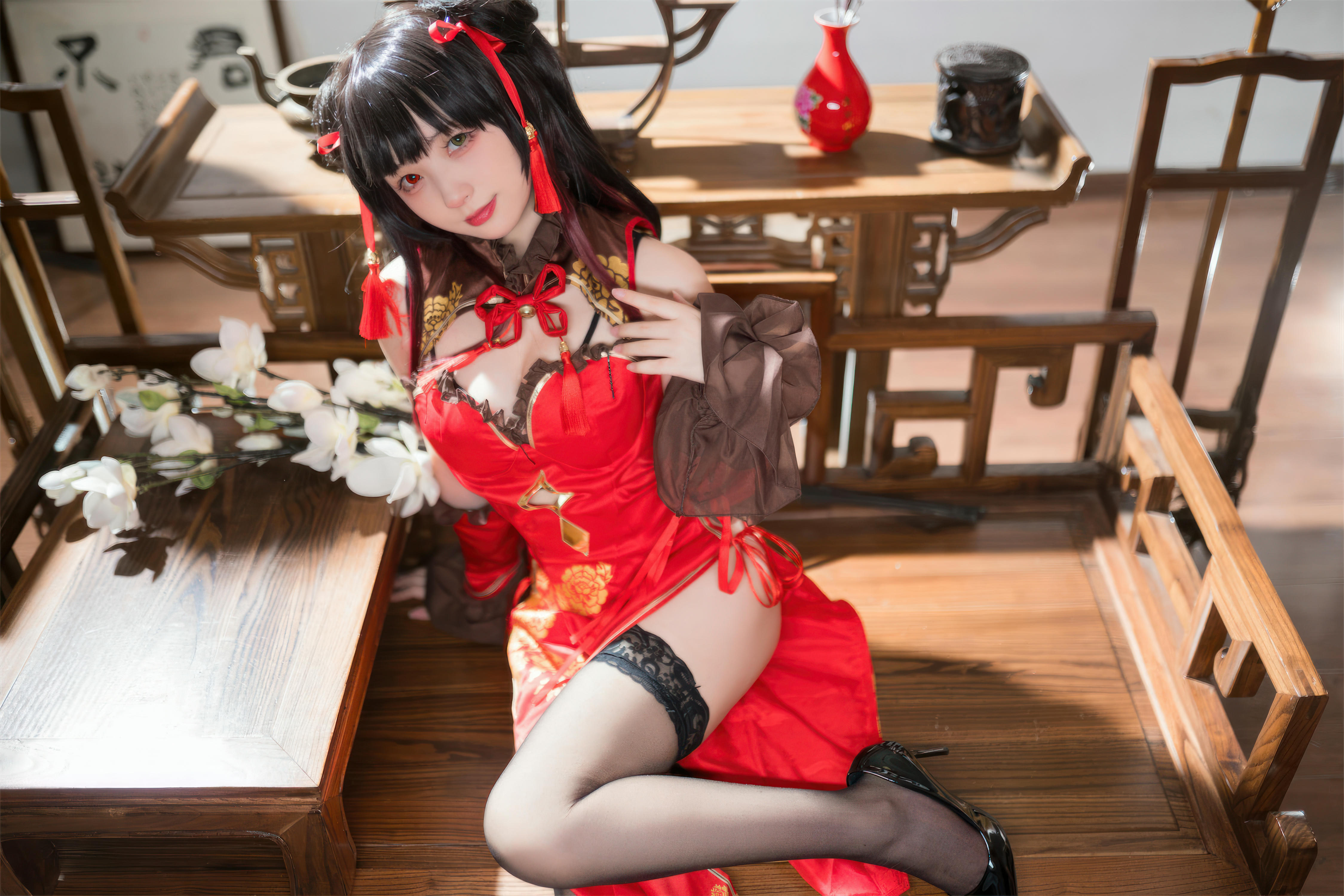 花铃Hana NO.037 时崎狂三旗袍[66P-521.2M]_第3集