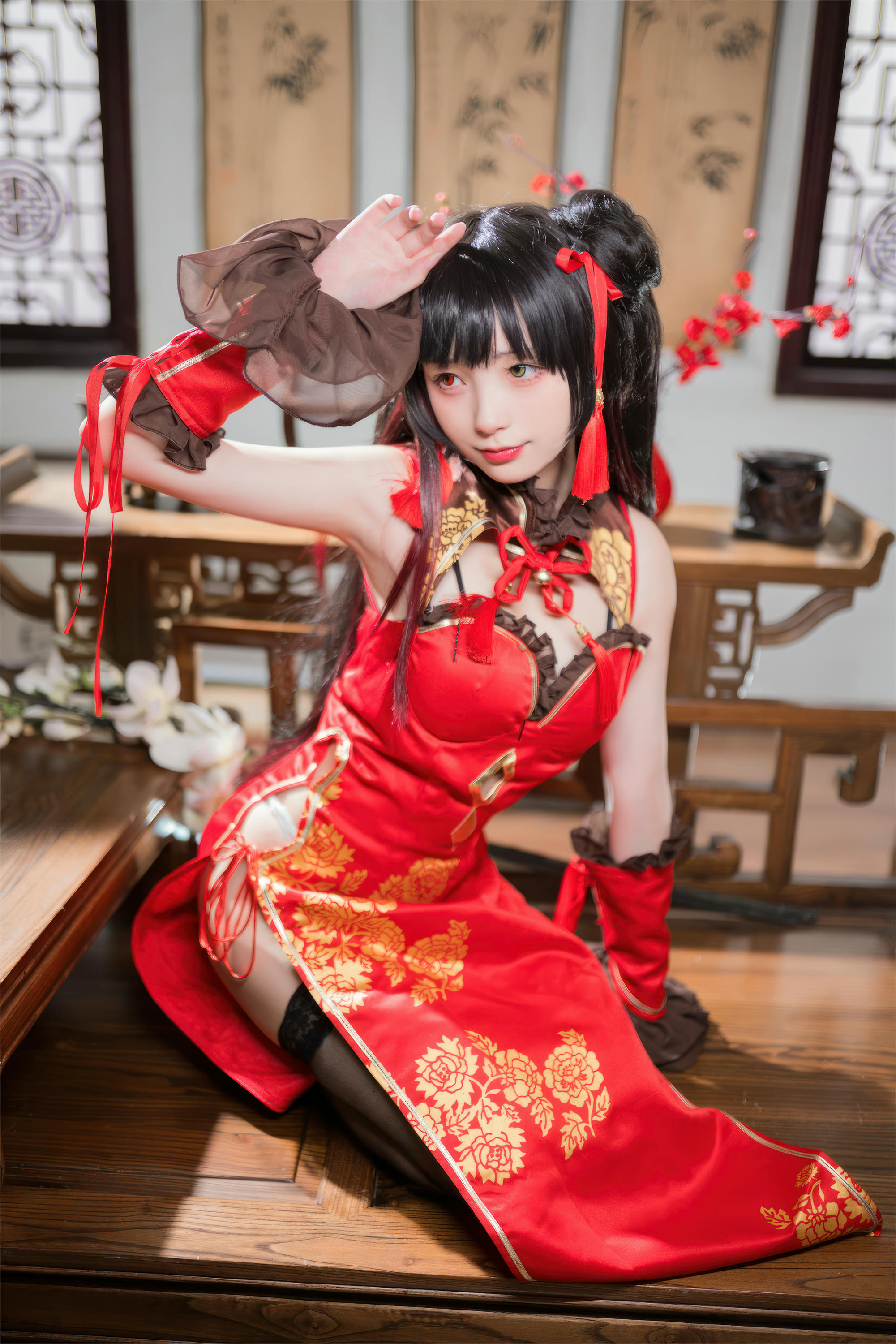 花铃Hana NO.037 时崎狂三旗袍[66P-521.2M]_第3集