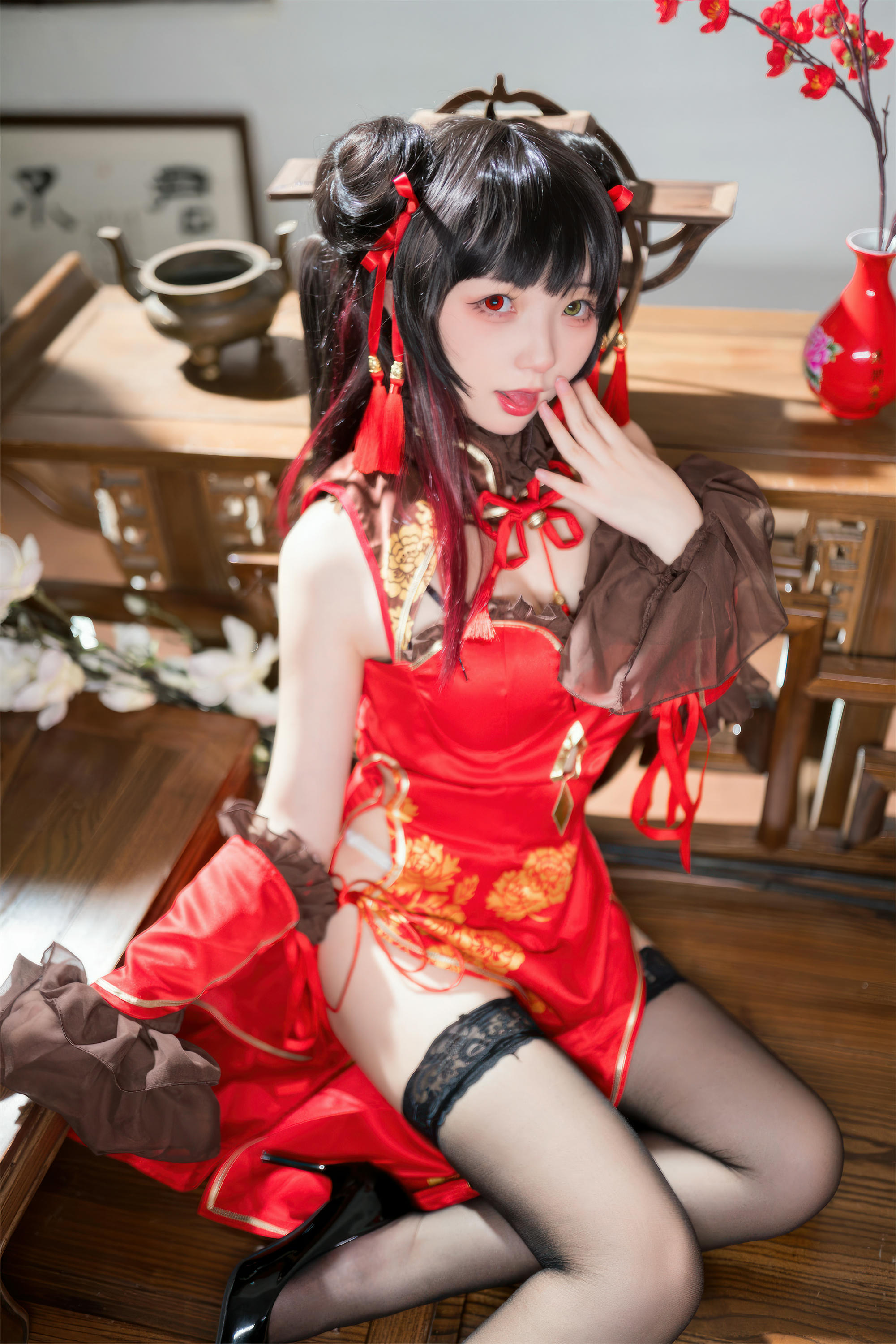 花铃Hana NO.037 时崎狂三旗袍[66P-521.2M]_第3集