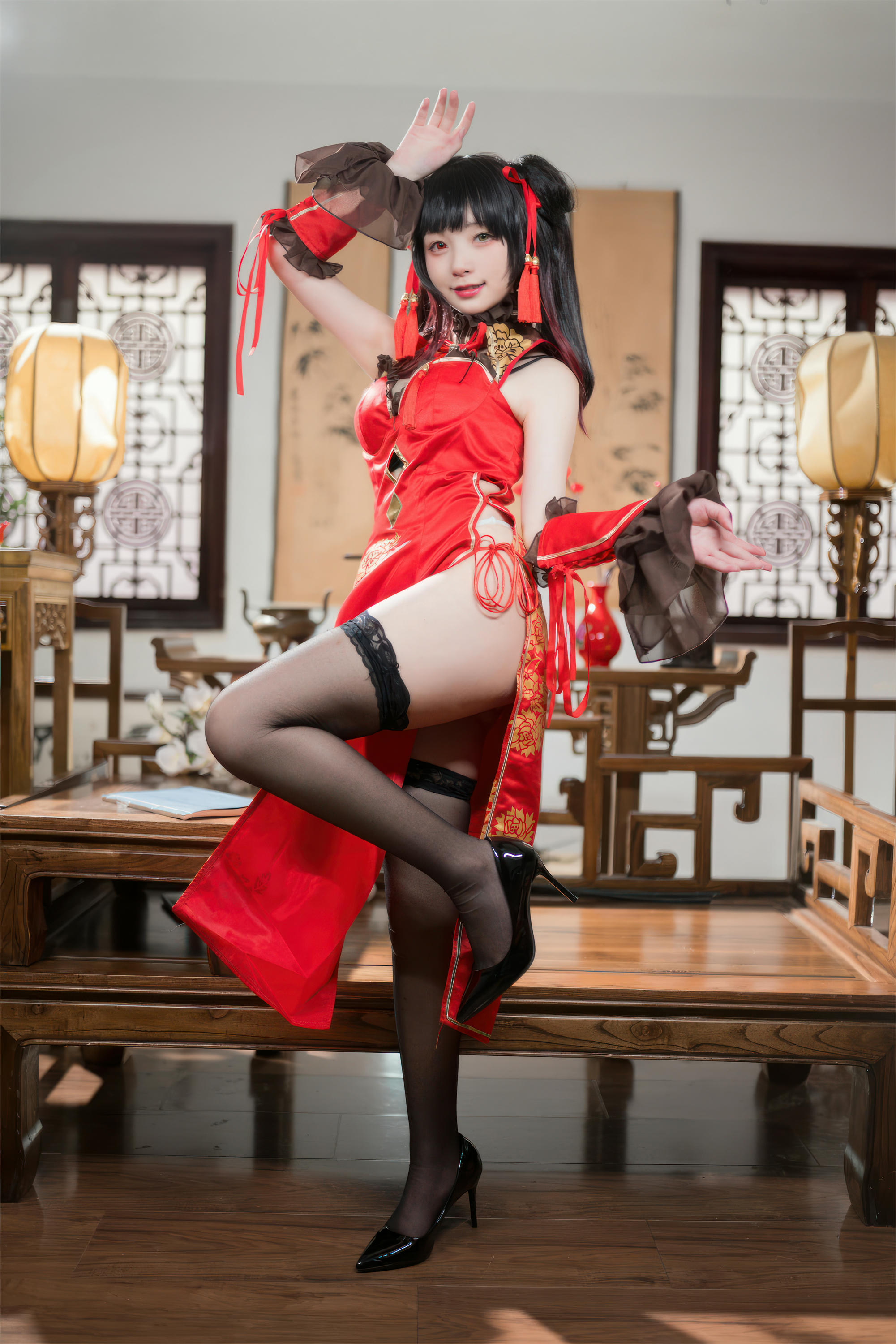 花铃Hana NO.037 时崎狂三旗袍[66P-521.2M]_第3集