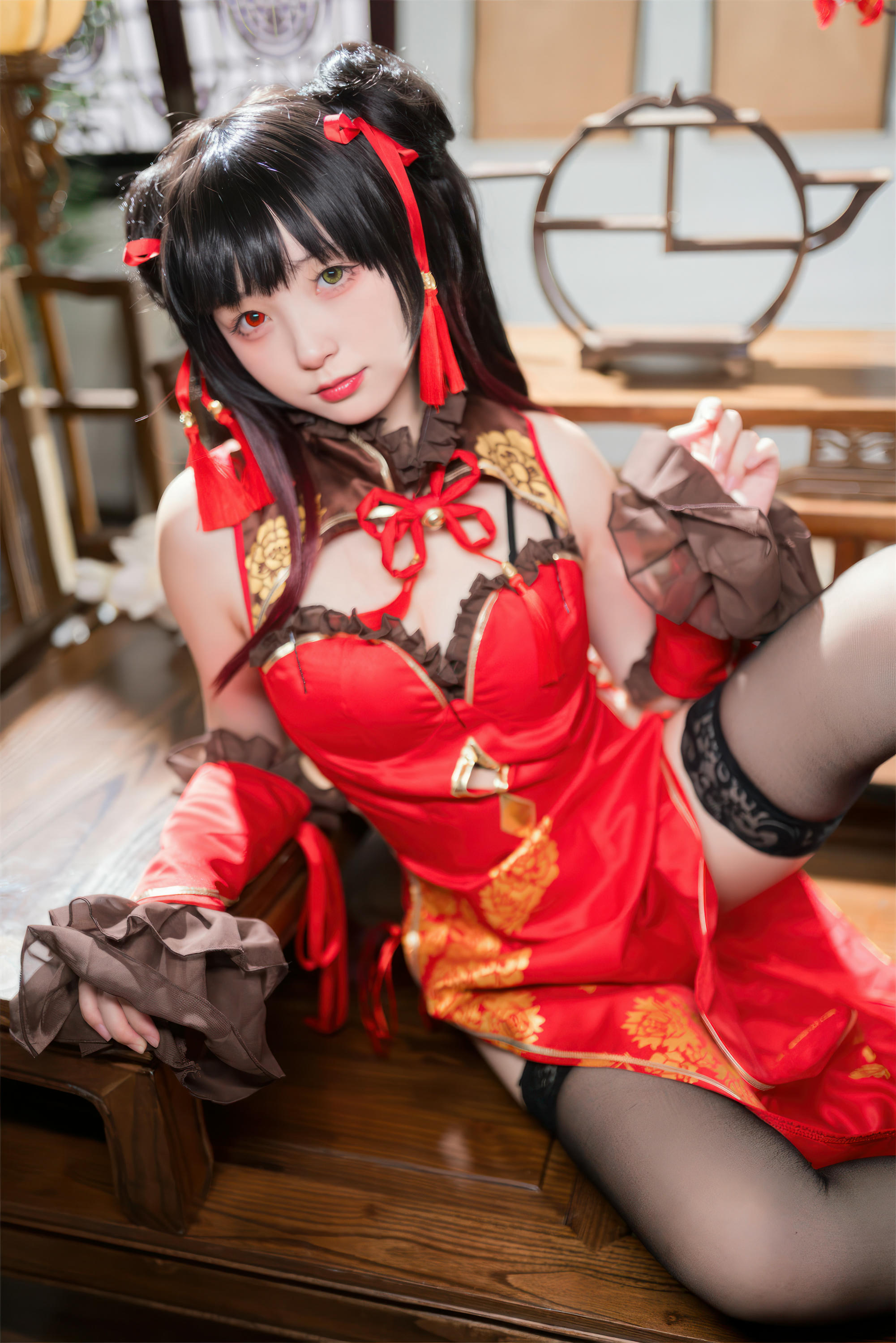 花铃Hana NO.037 时崎狂三旗袍[66P-521.2M]_第3集