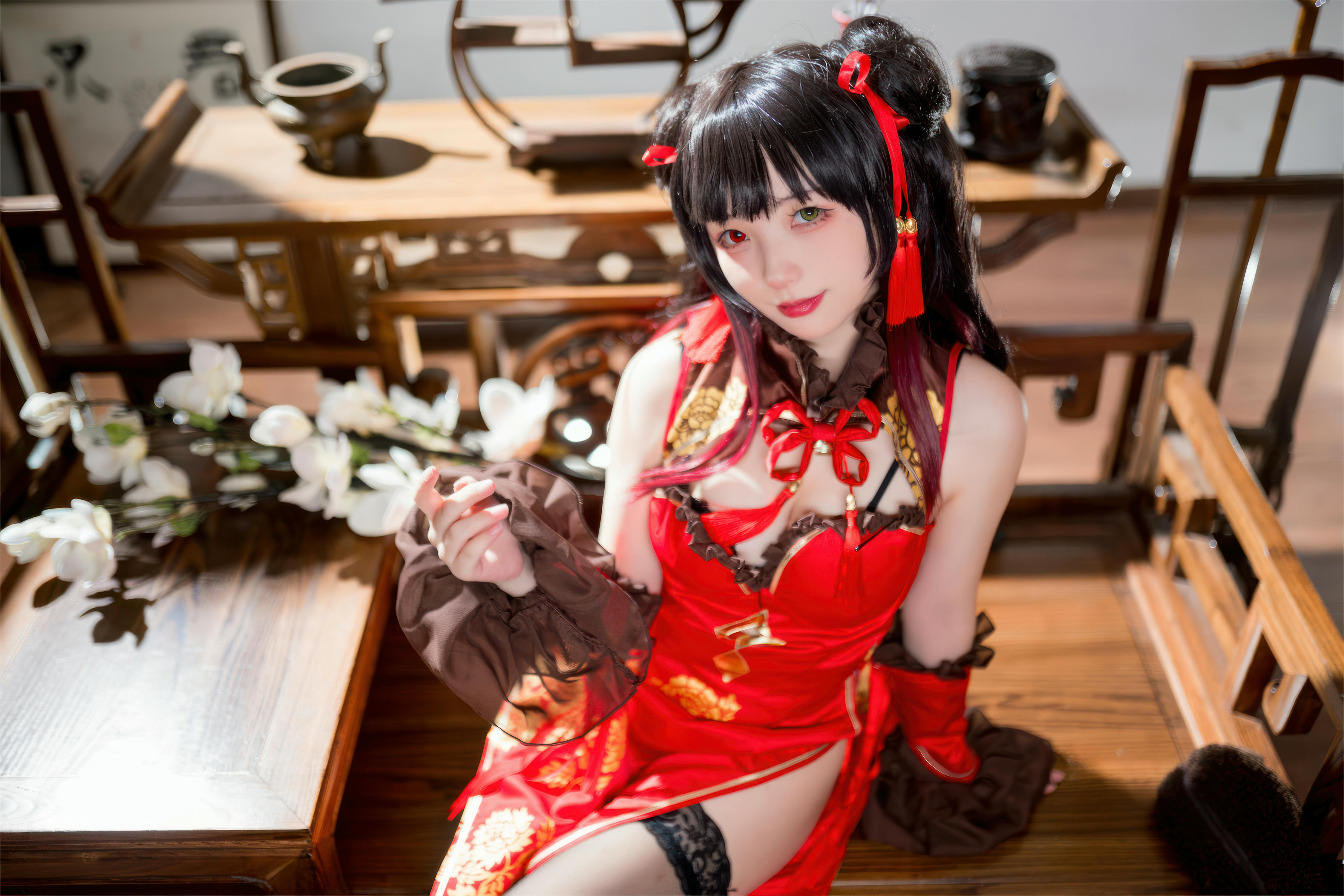 花铃Hana NO.037 时崎狂三旗袍[66P-521.2M]_第3集