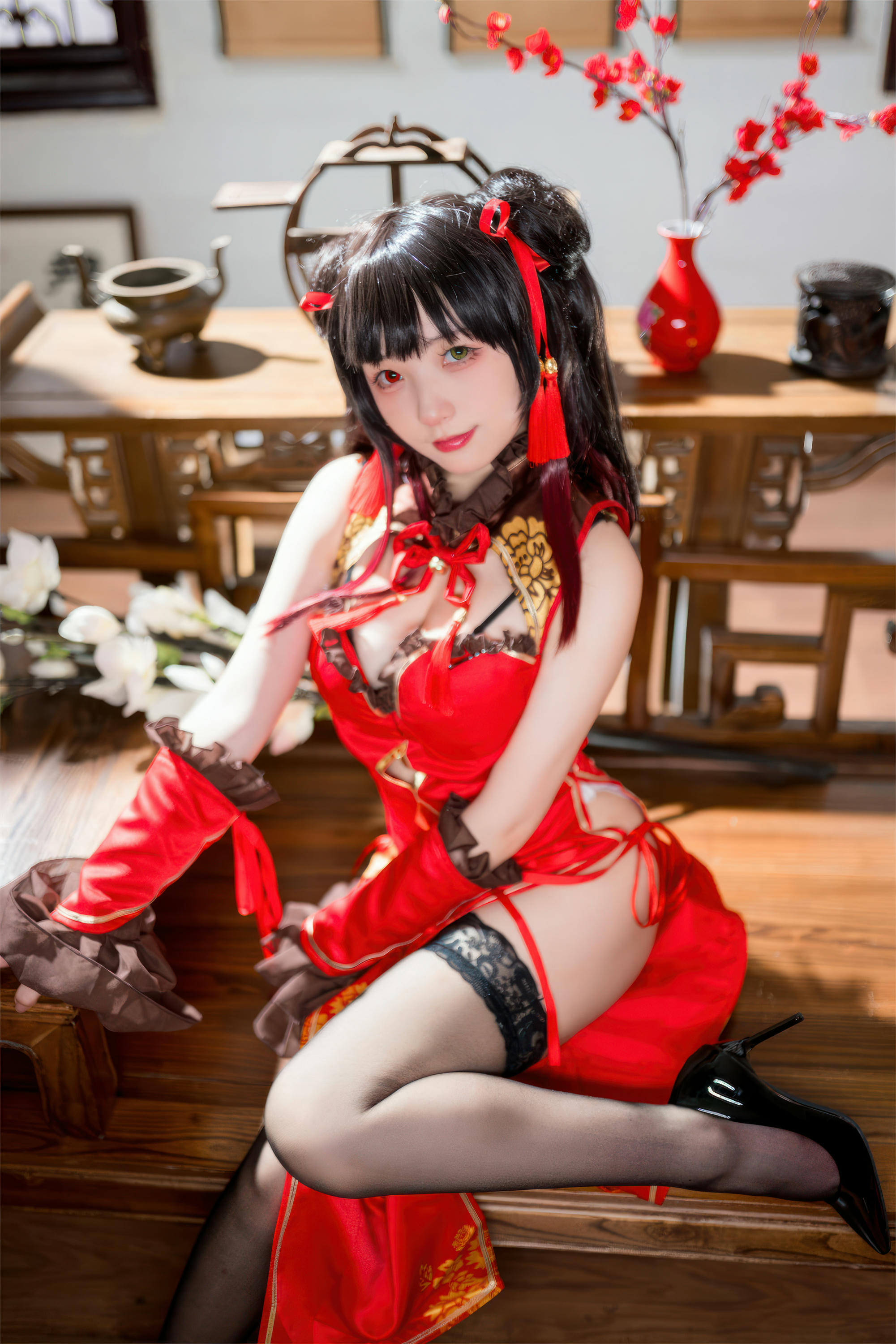 花铃Hana NO.037 时崎狂三旗袍[66P-521.2M]_第4集