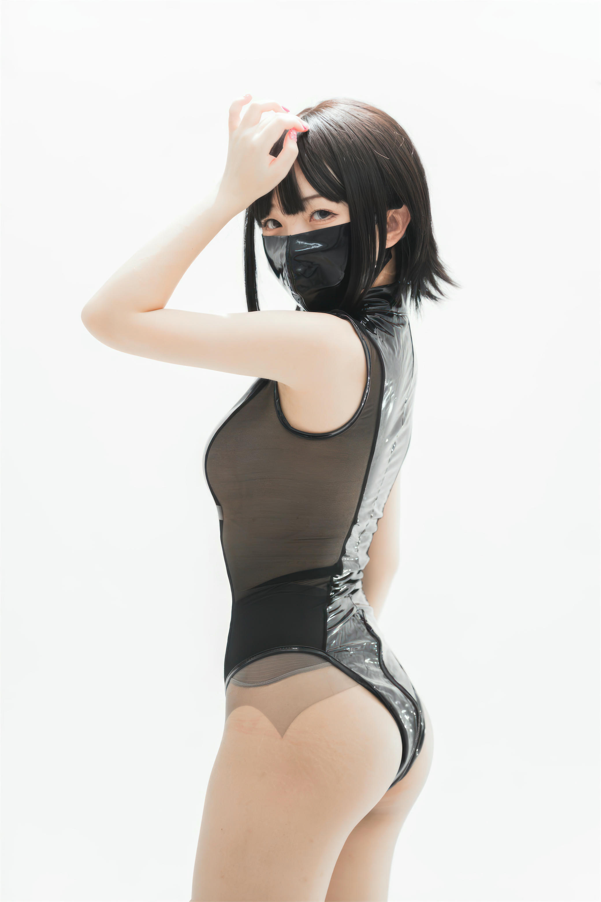 花铃Hana NO.049 灰丝皮衣 [73P 286MB]_第2集