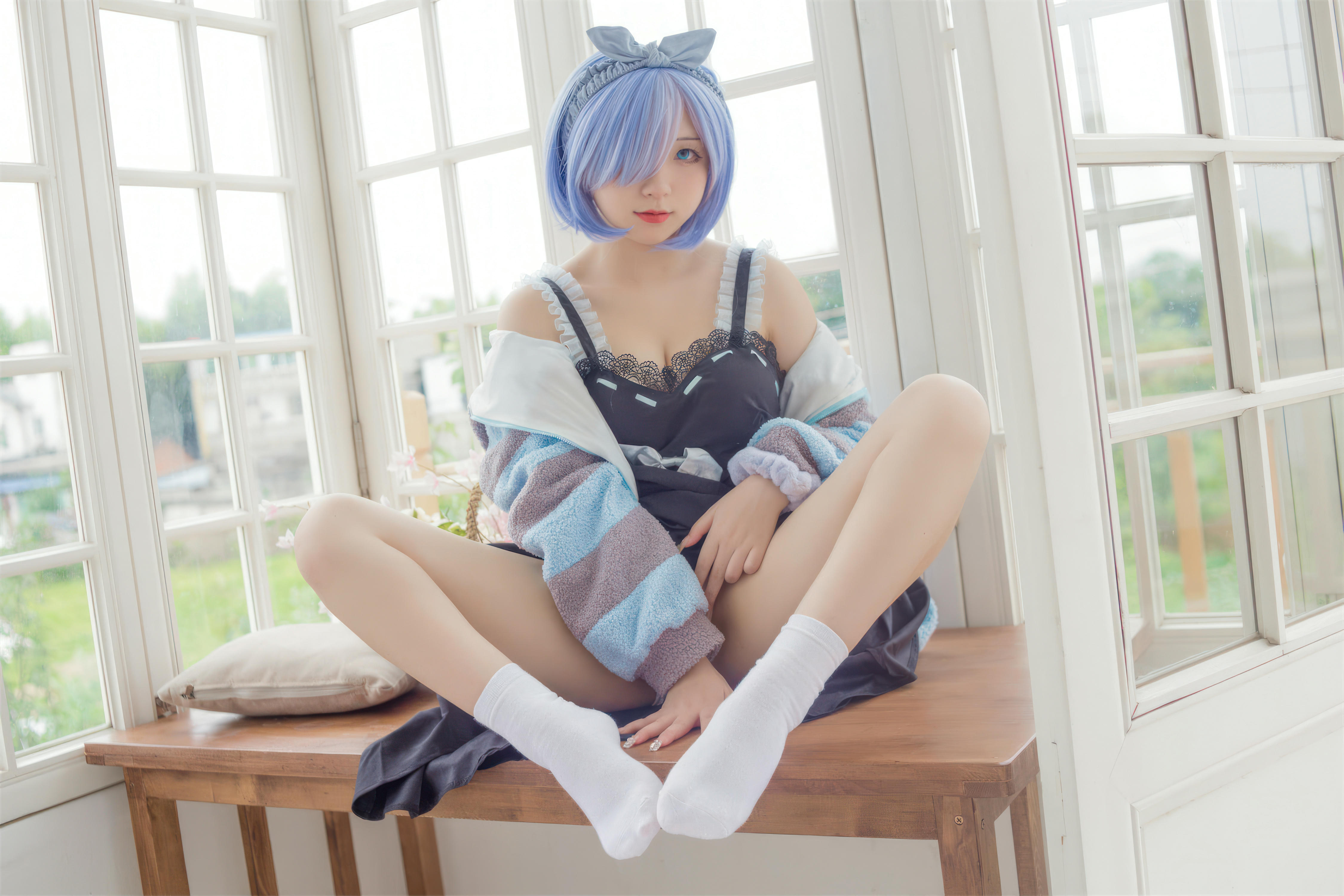 花铃Hana NO.057 蕾姆居家服 [30P 208MB]_第1集