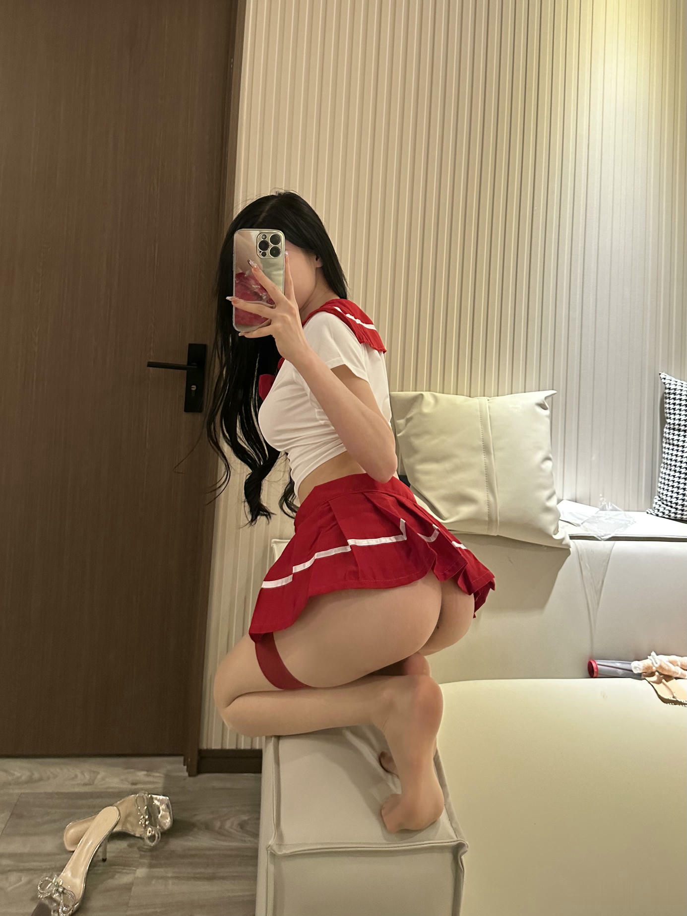黎允熙baby微蜜圈 NO.006 jk红裙[12P 8.6M]_第1集