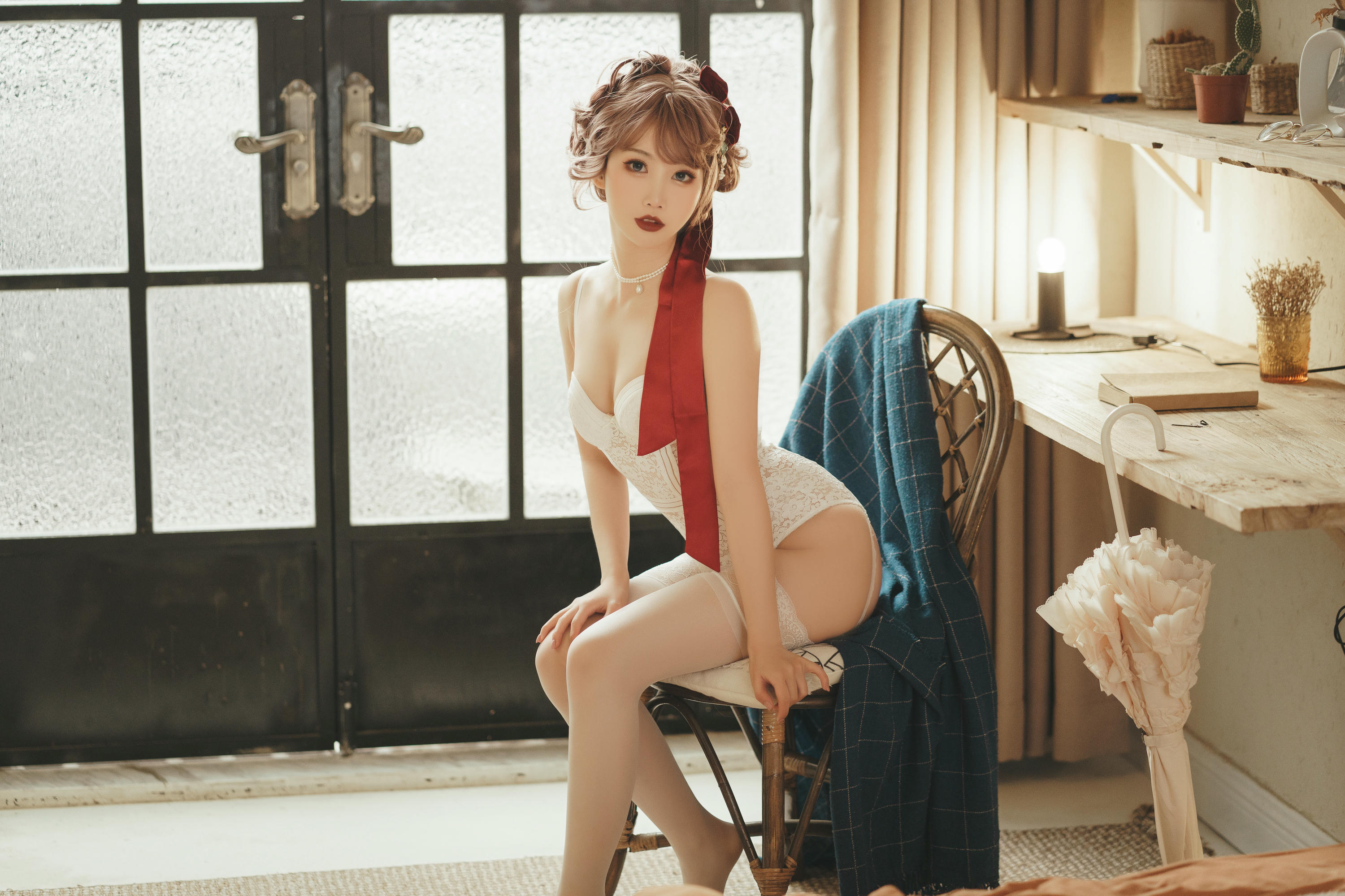面饼仙儿 NO.133 法式内衣 [48P-803MB]_第1集