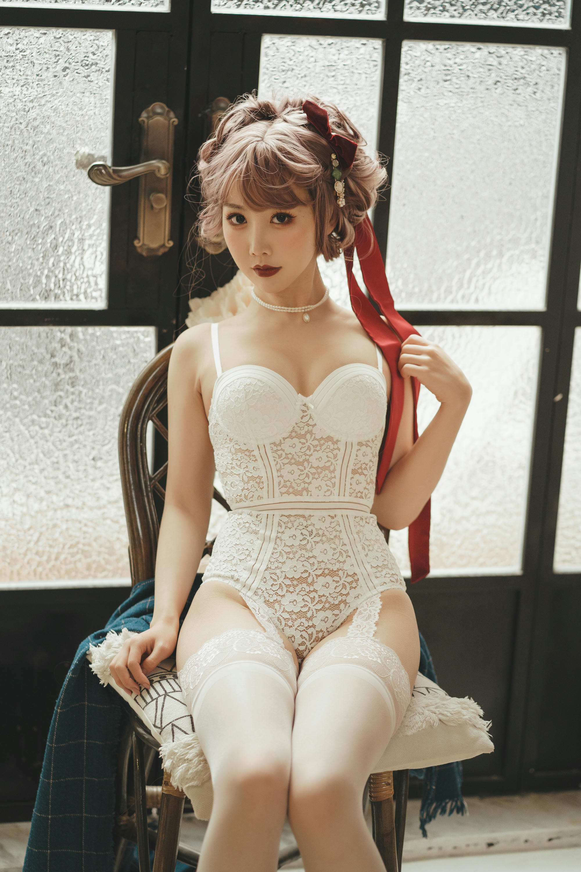 面饼仙儿 NO.133 法式内衣 [48P-803MB]_第1集