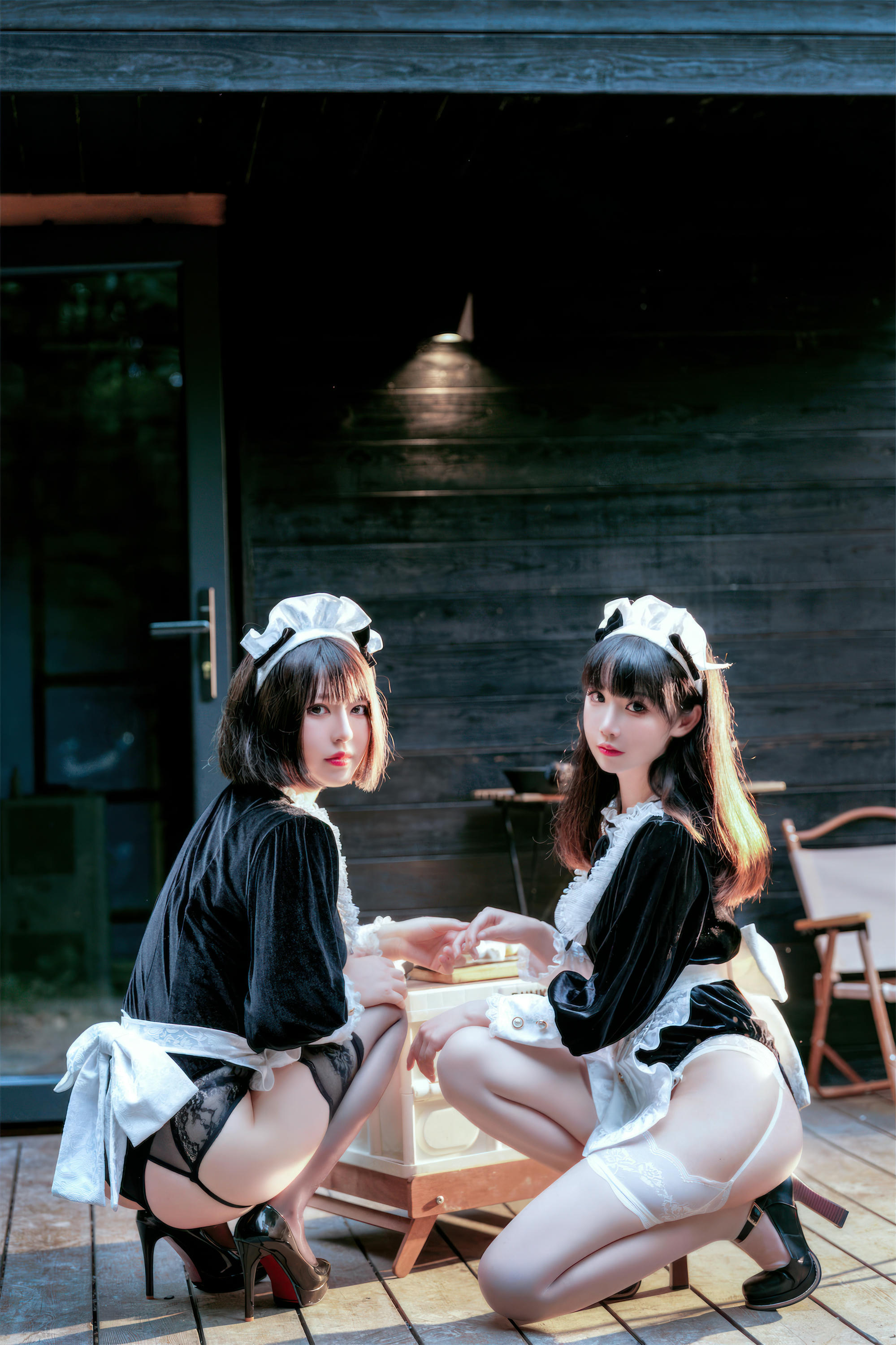 面饼仙儿 NO.134 &半半子 Maid姉妹 [74P-548MB]_第1集