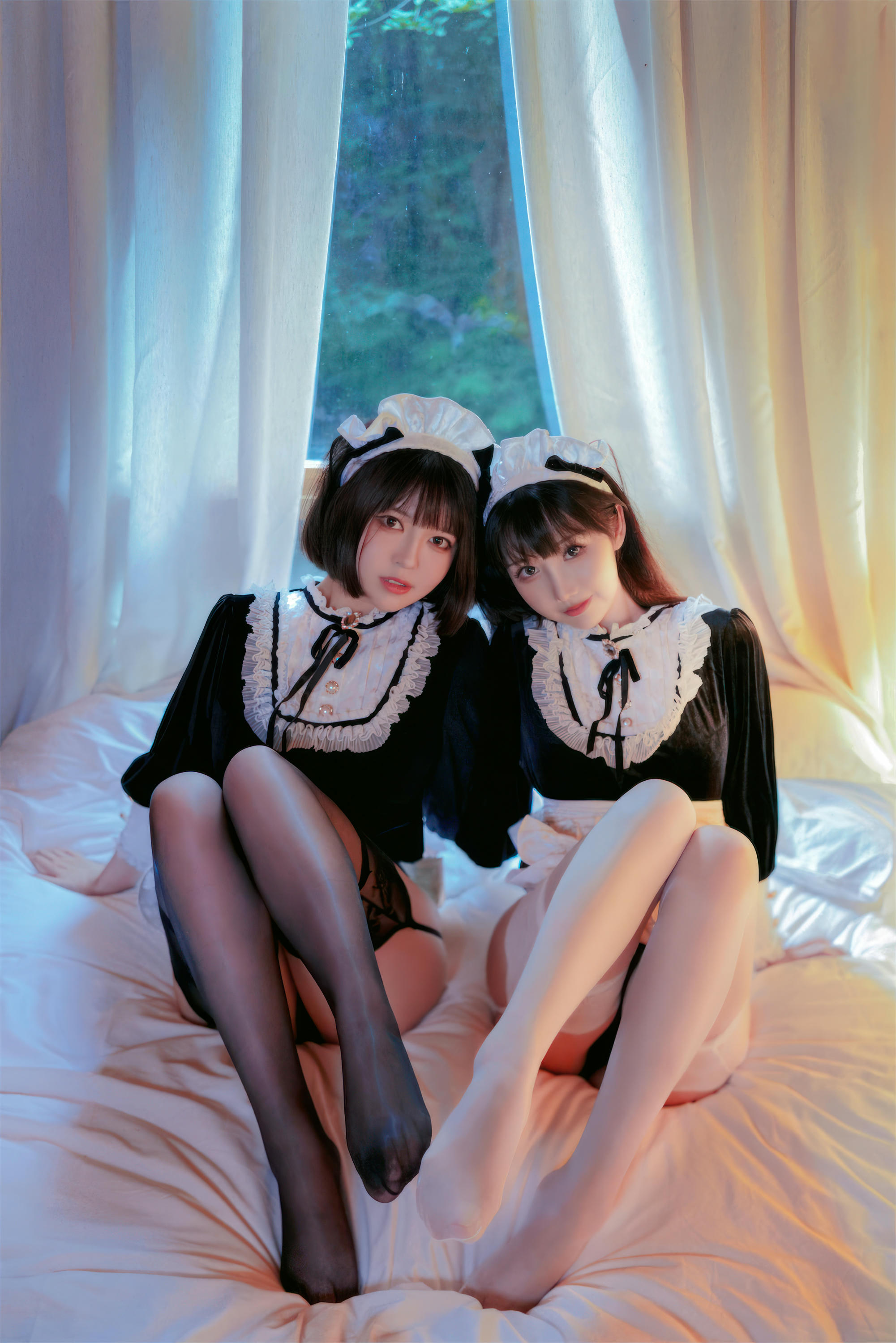 面饼仙儿 NO.134 &半半子 Maid姉妹 [74P-548MB]_第1集