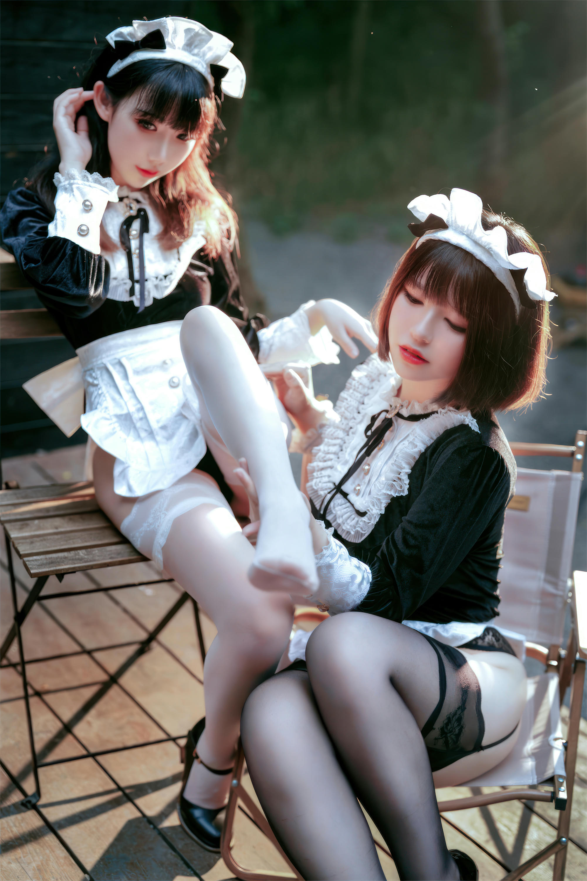 面饼仙儿 NO.134 &半半子 Maid姉妹 [74P-548MB]_第1集