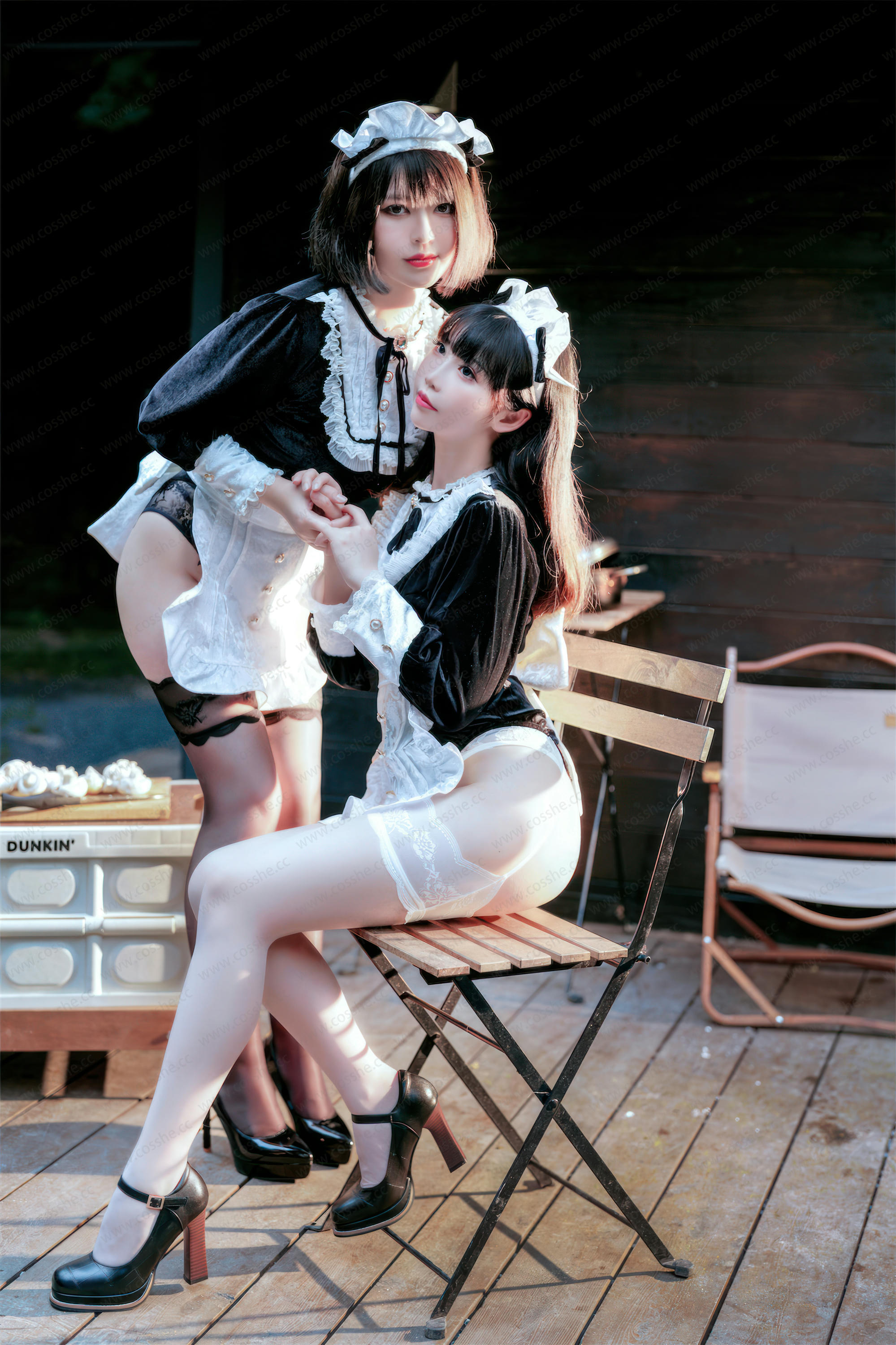 面饼仙儿 NO.134 &半半子 Maid姉妹 [74P-548MB]_第1集