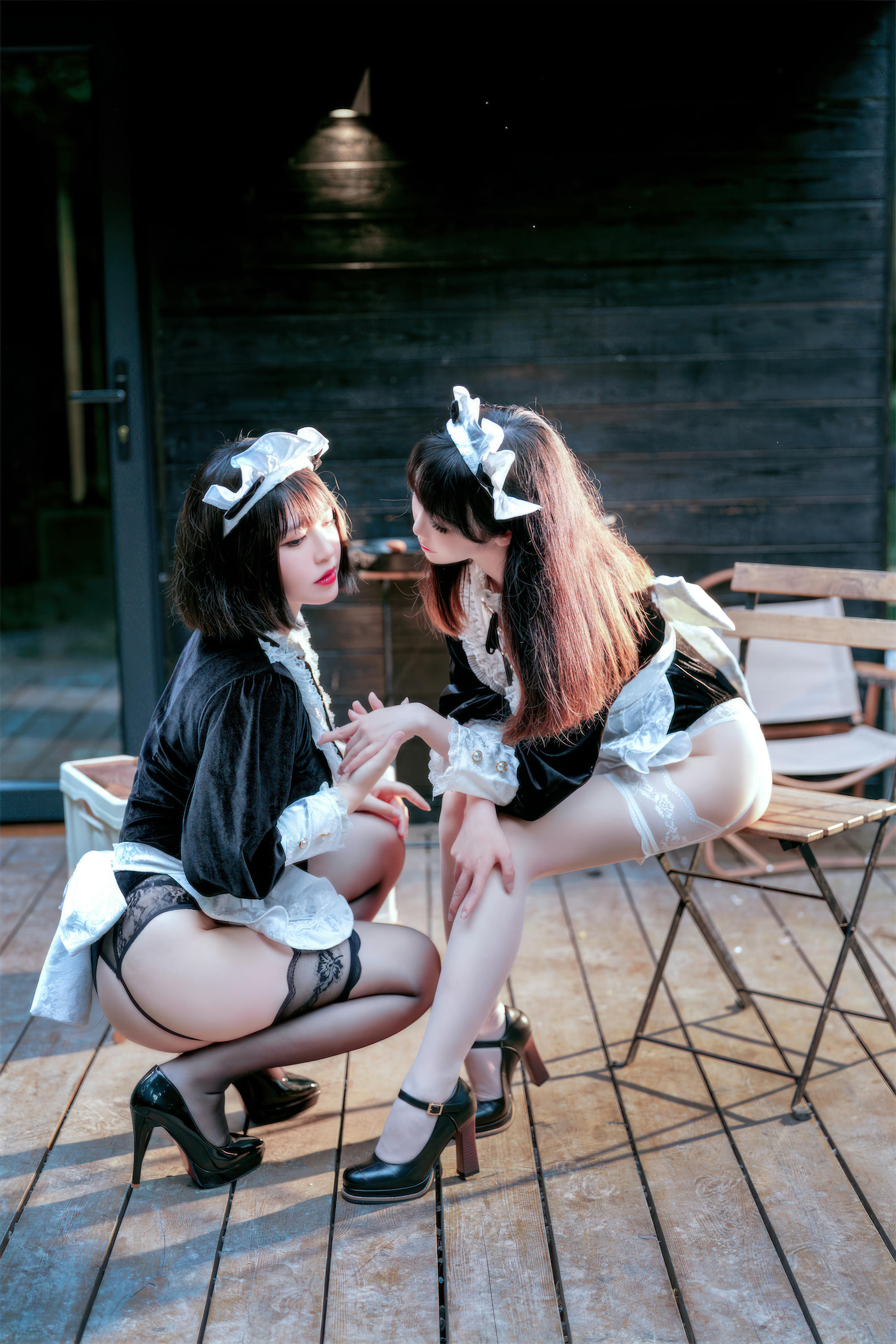 面饼仙儿 NO.134 &半半子 Maid姉妹 [74P-548MB]_第1集