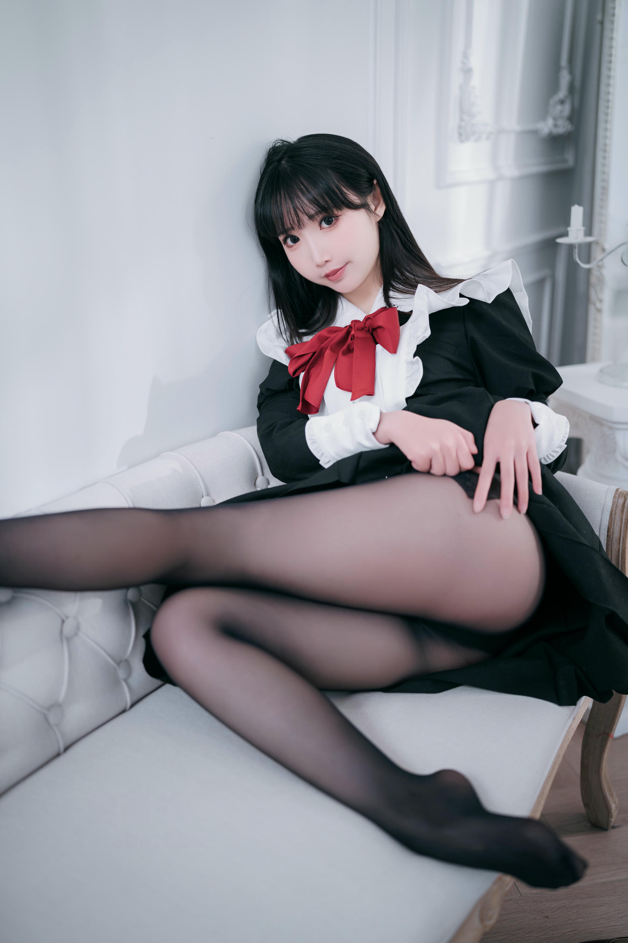 面饼仙儿 NO.138 红高跟女仆[30P-248.2M]_第1集