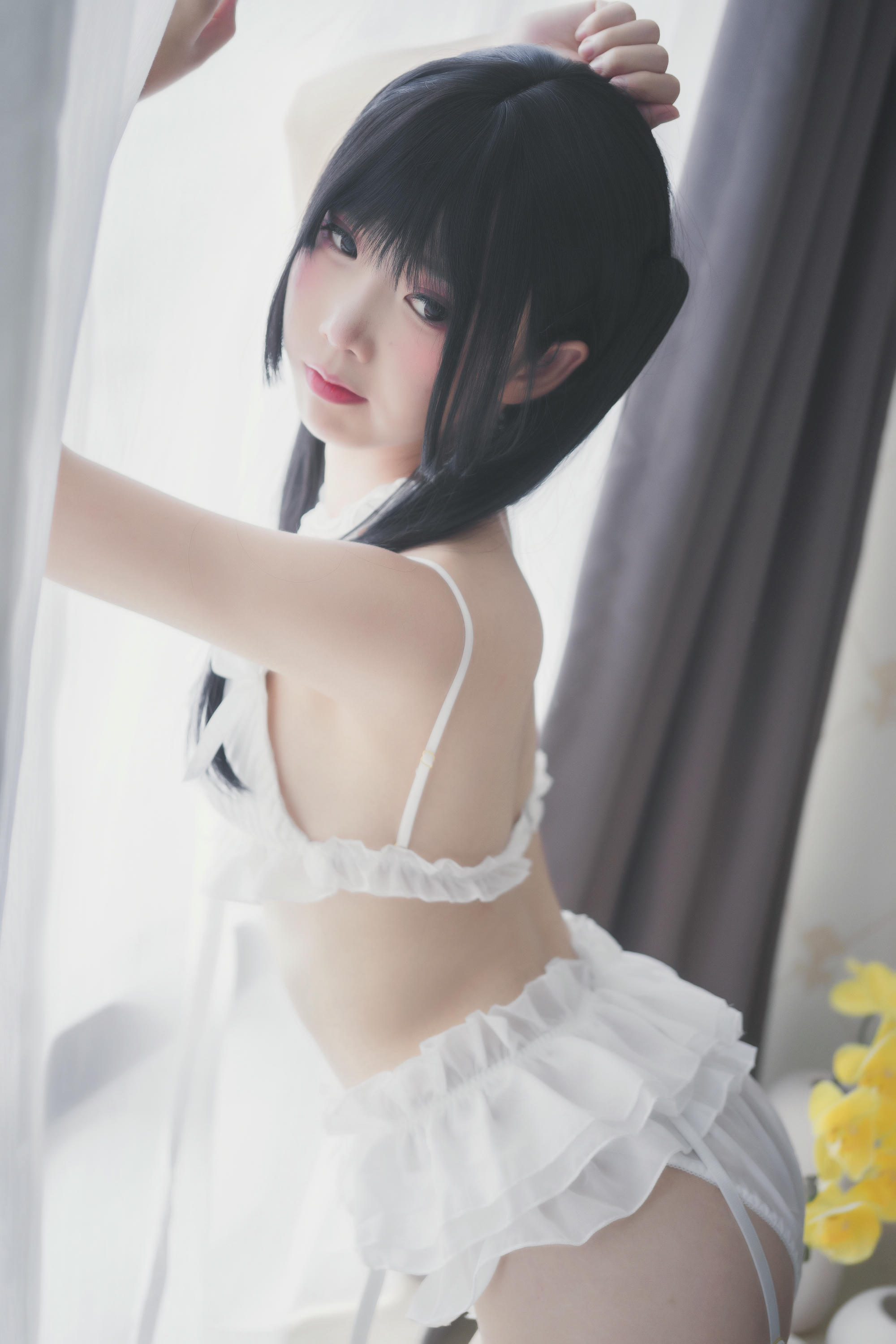 Coser面饼仙儿 NO.015 脑内少女 白内衣 [17P-171MB]_第1集