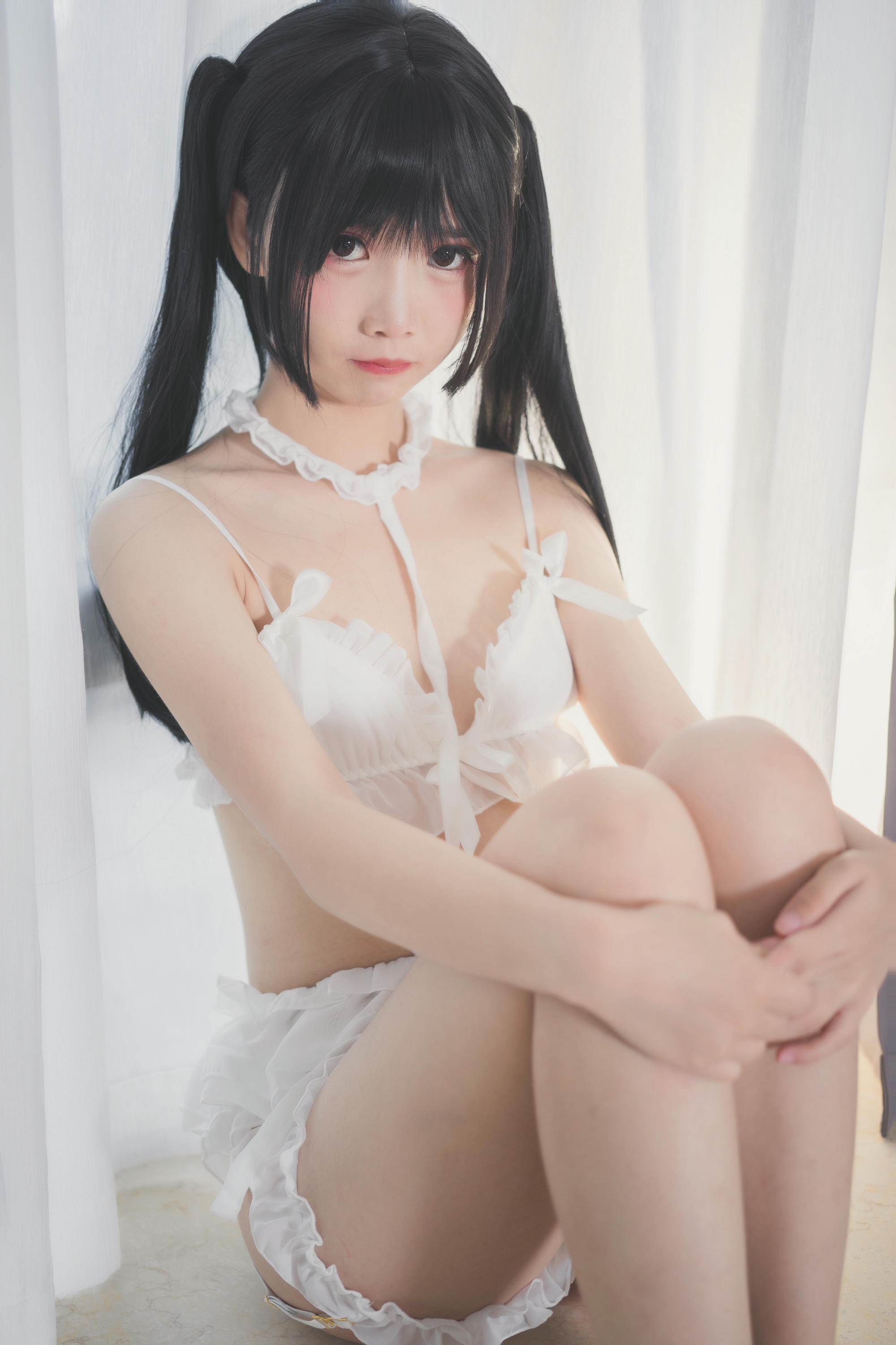 Coser面饼仙儿 NO.015 脑内少女 白内衣 [17P-171MB]_第1集