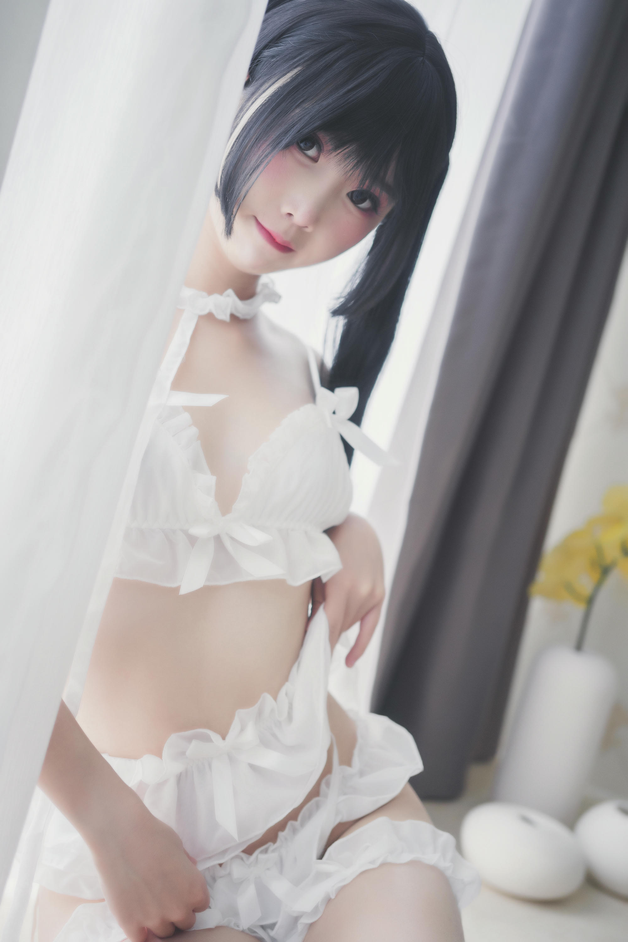 Coser面饼仙儿 NO.015 脑内少女 白内衣 [17P-171MB]_第1集