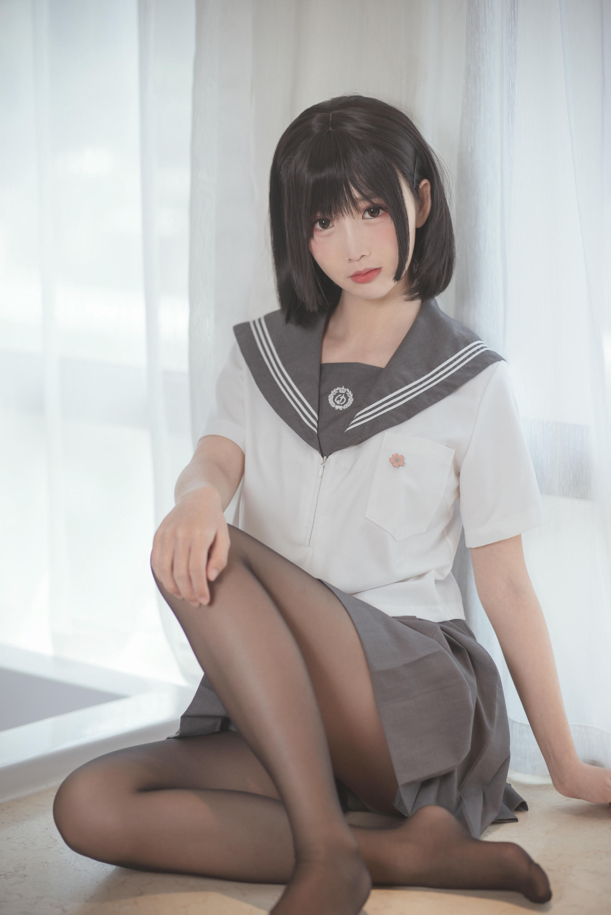 Coser面饼仙儿 NO.016 脑内少女 黑丝JK [25P-241MB]_第1集