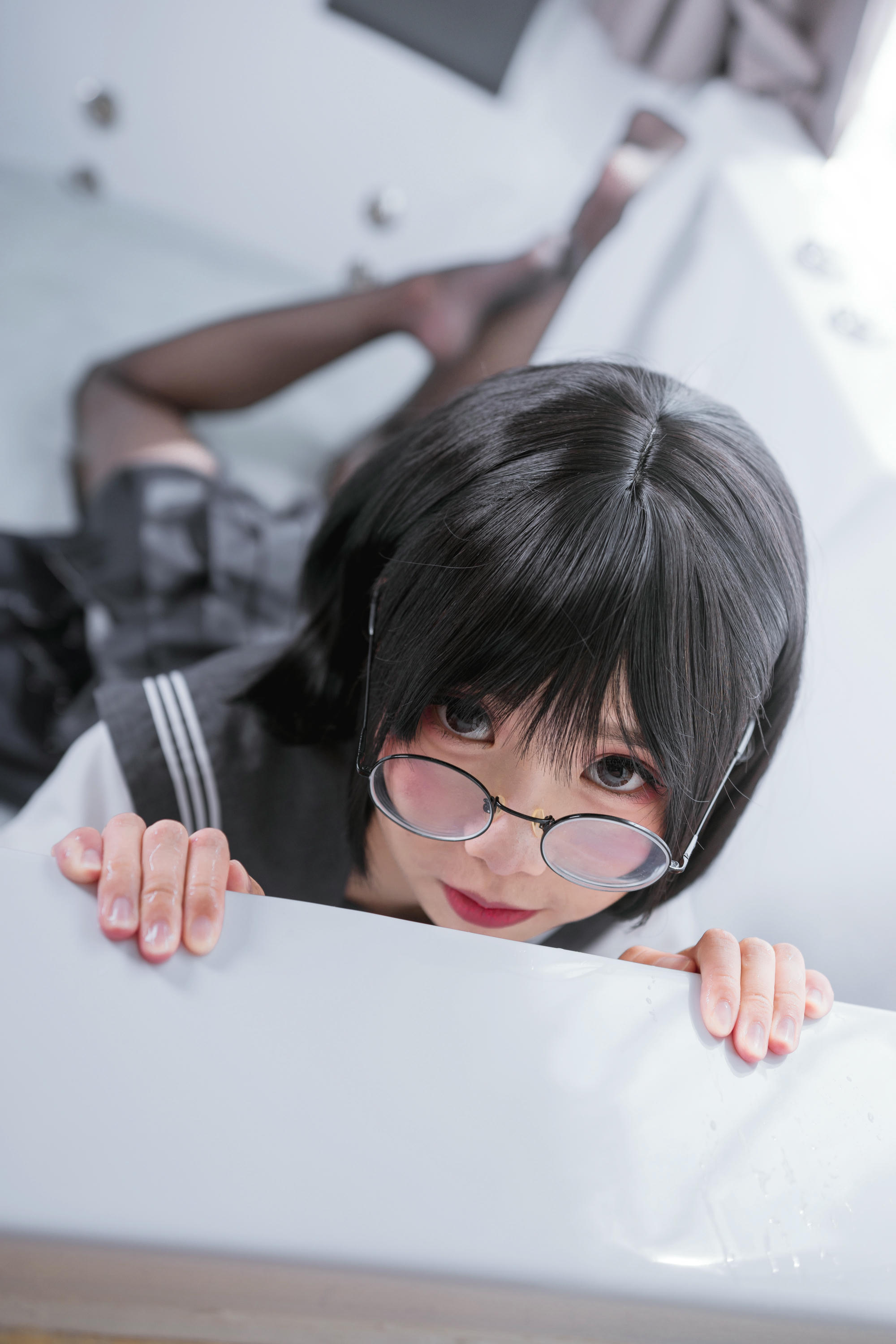Coser面饼仙儿 NO.016 脑内少女 黑丝JK [25P-241MB]_第1集