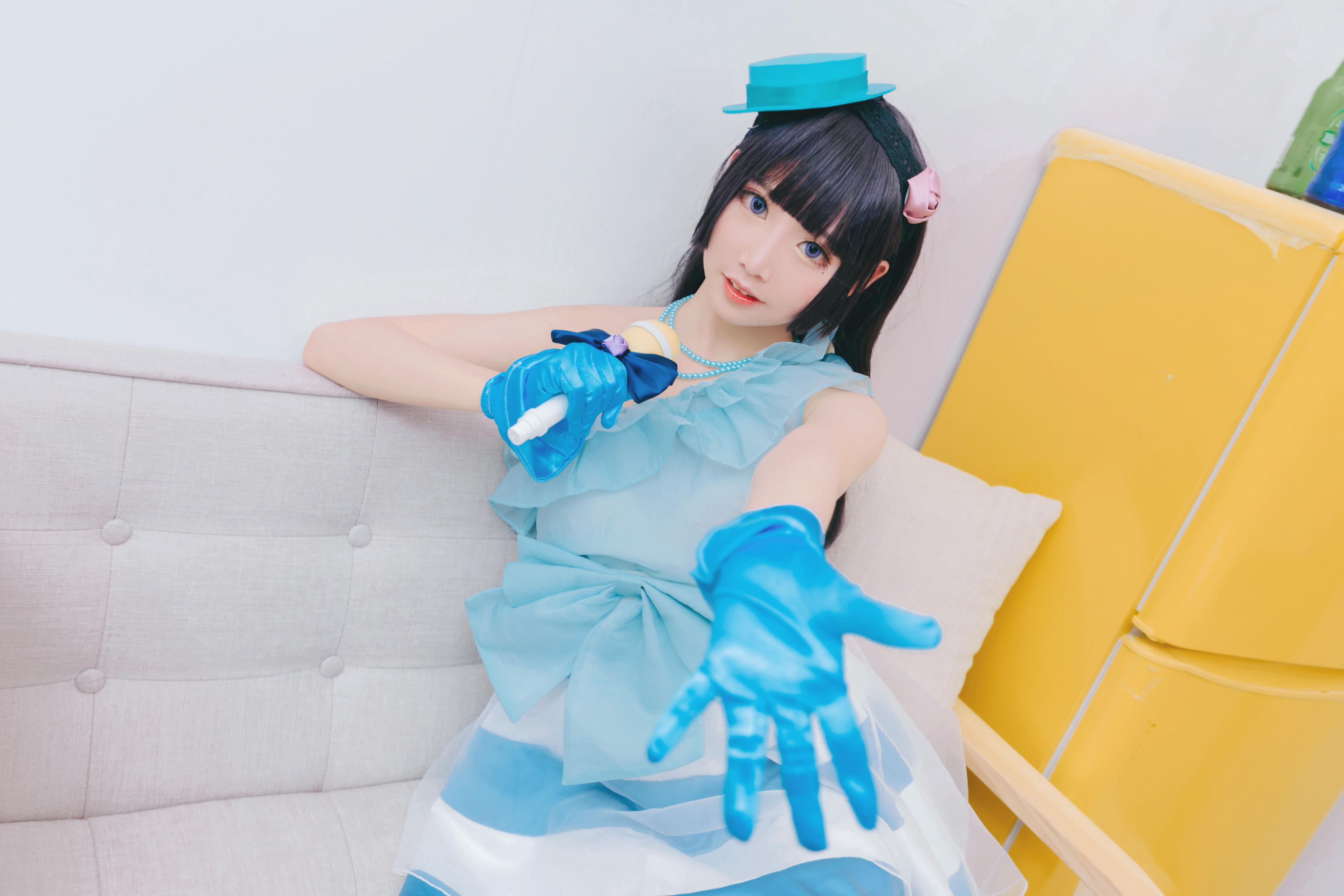 Coser面饼仙儿 NO.026 黑猫打歌服 [12P-128MB]_第1集
